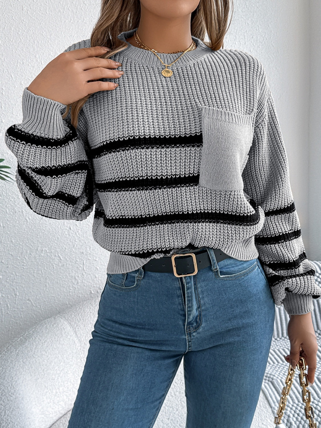 The Stevie Striped Sweater