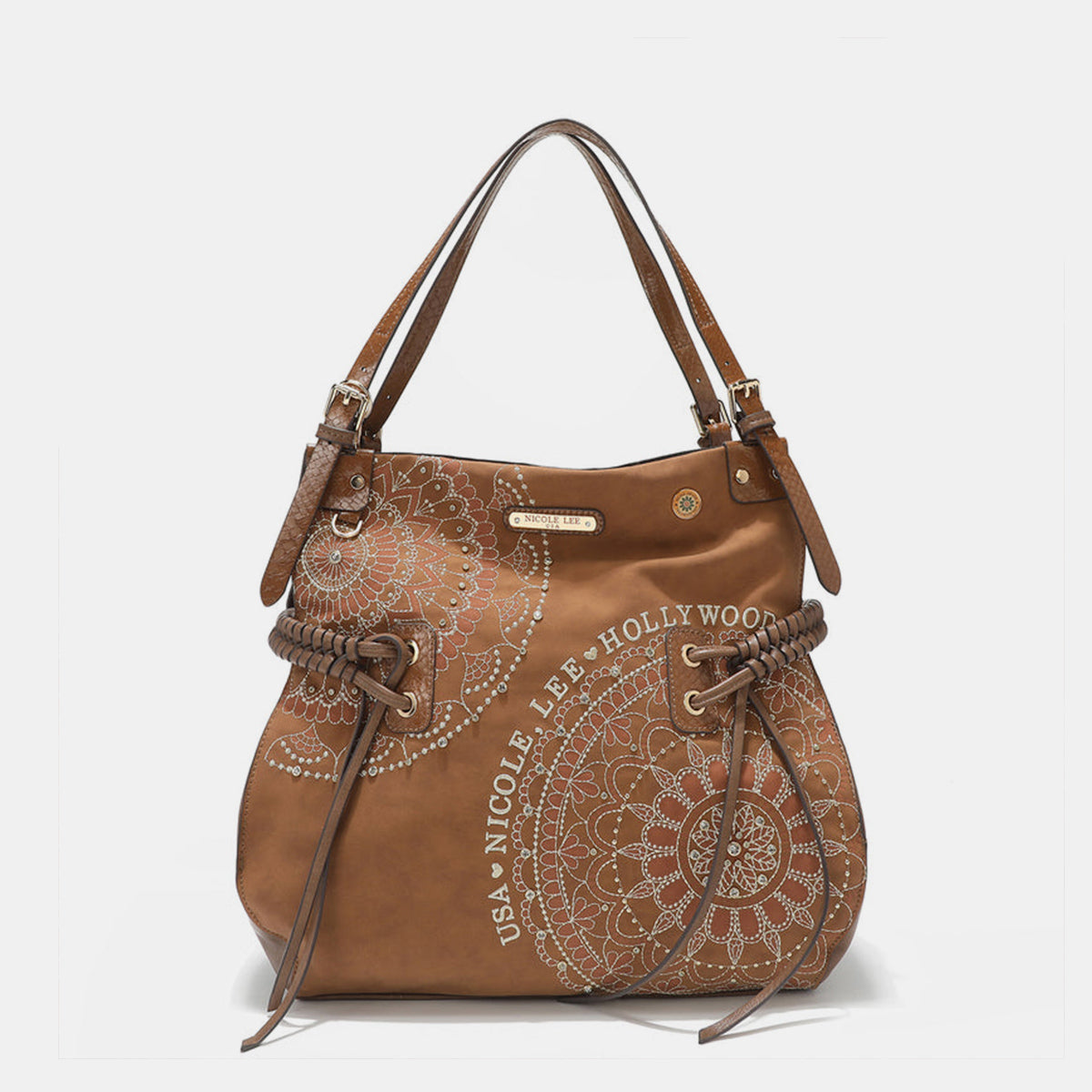 The Braided Tassel Rhinestone Hobo Bag