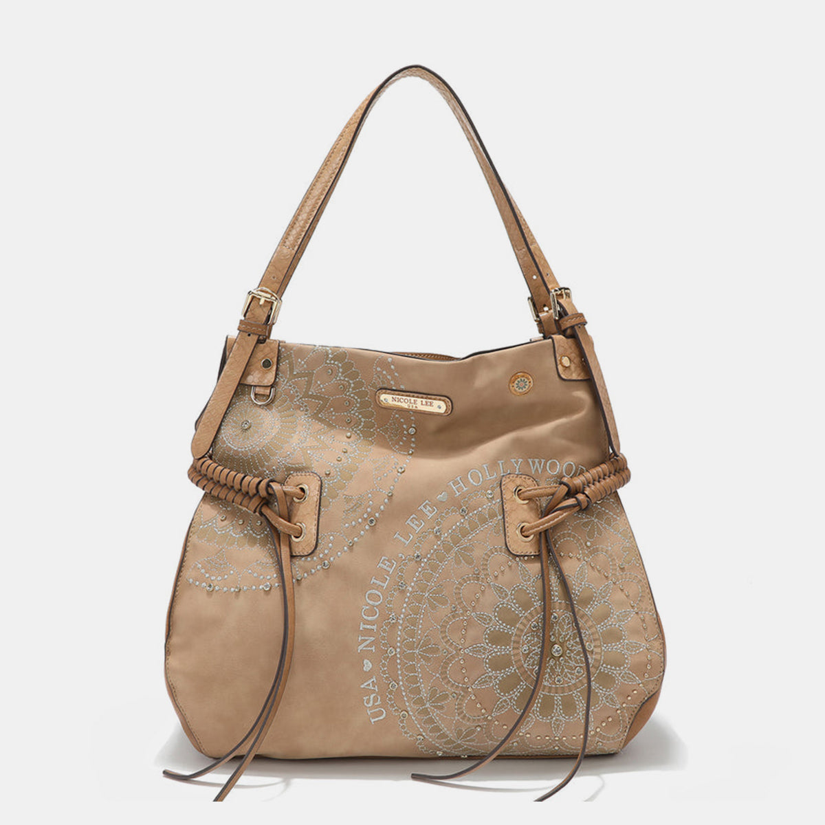 The Braided Tassel Rhinestone Hobo Bag