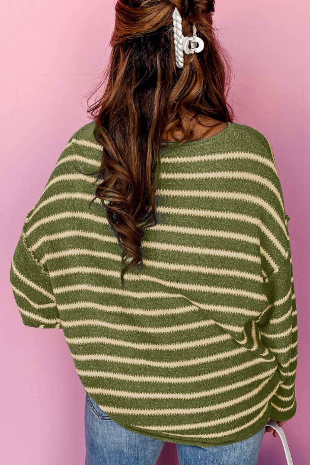 The Clarke Striped Knit Sweater