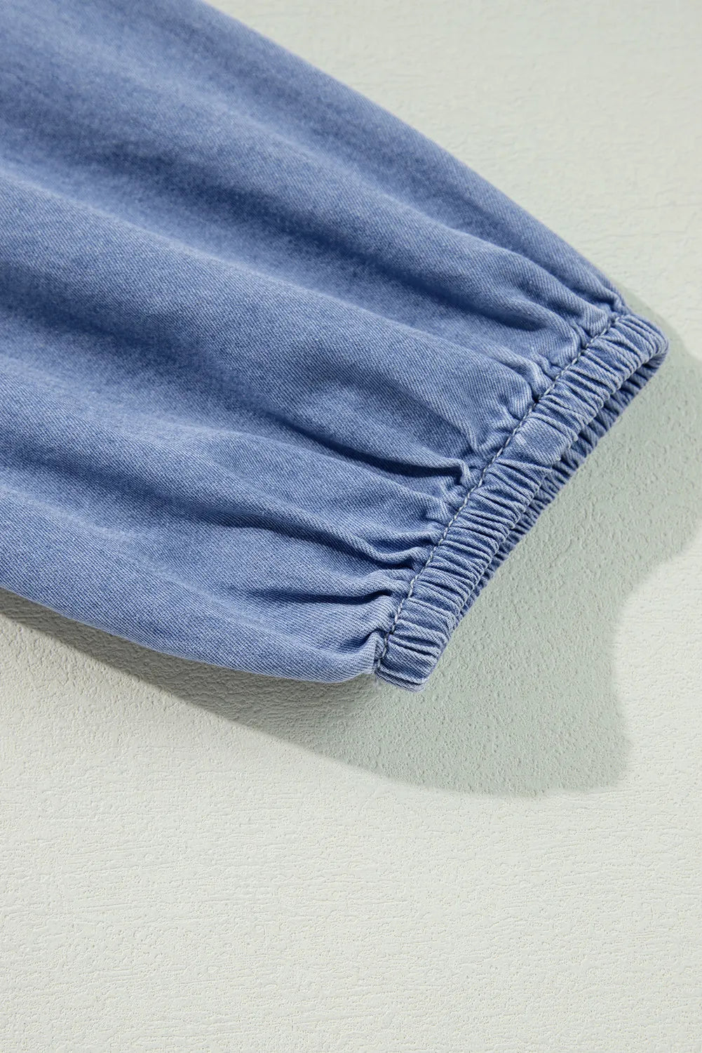 The Stella Three-Quarter Sleeve Denim Dress