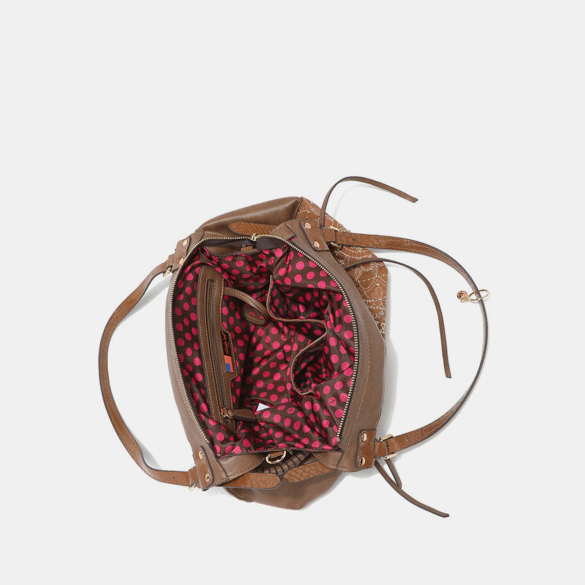 The Braided Tassel Rhinestone Hobo Bag