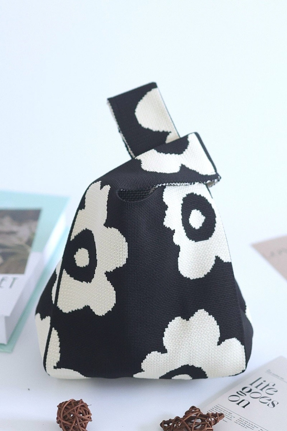 NEW! Flower Eco-Friendly Knitted Handbag