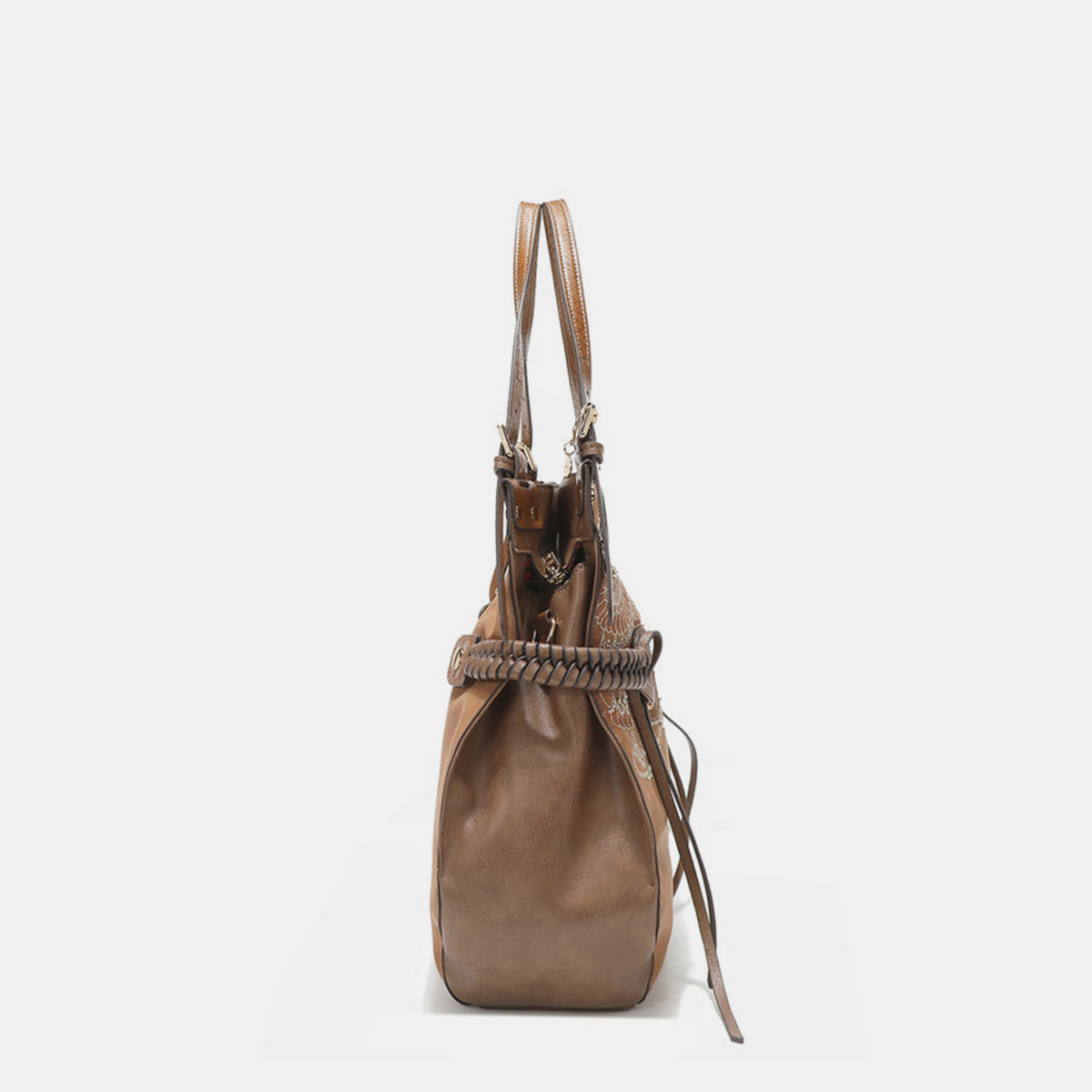 The Braided Tassel Rhinestone Hobo Bag