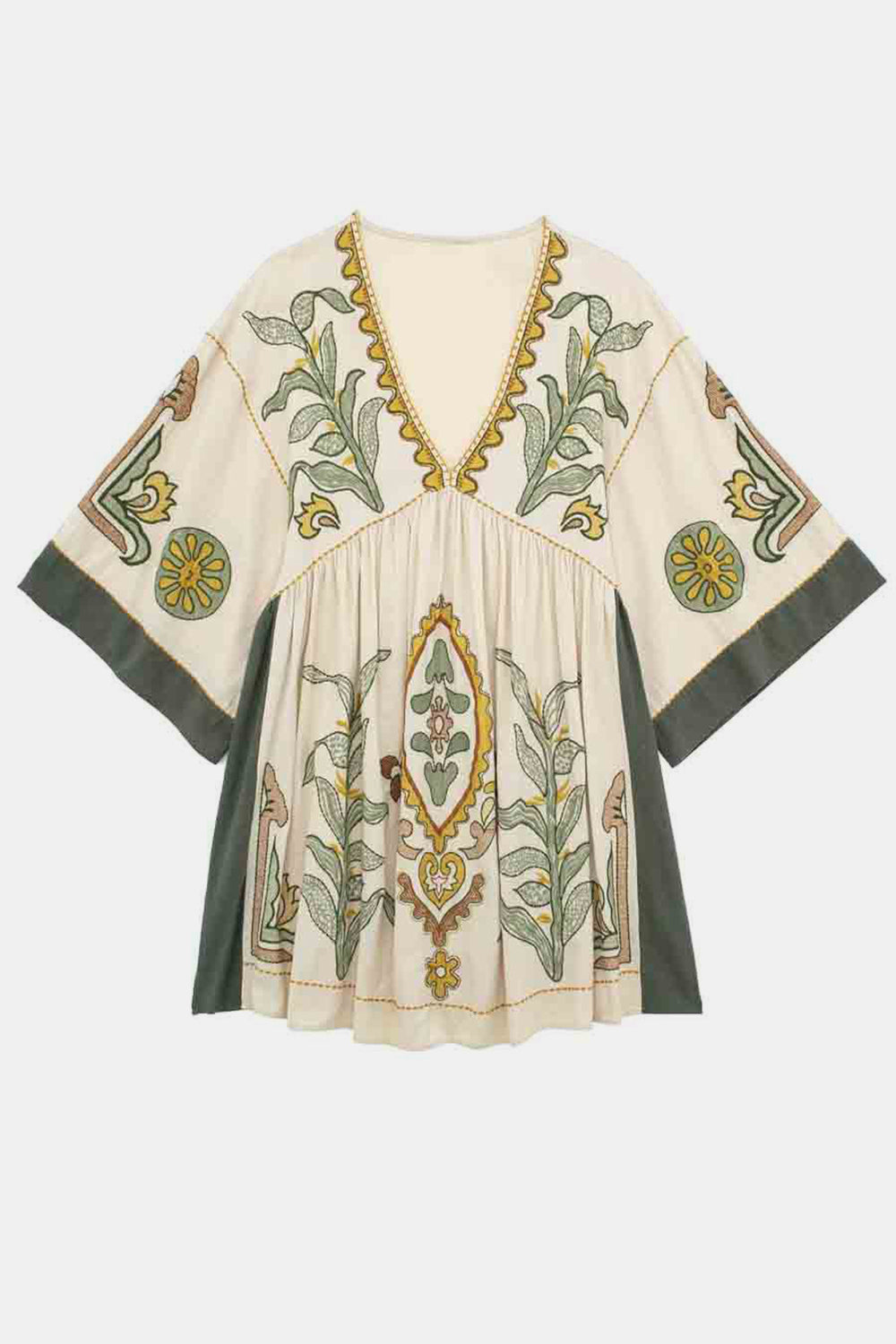 The Isadora Three-Quarter Sleeve Mini Dress