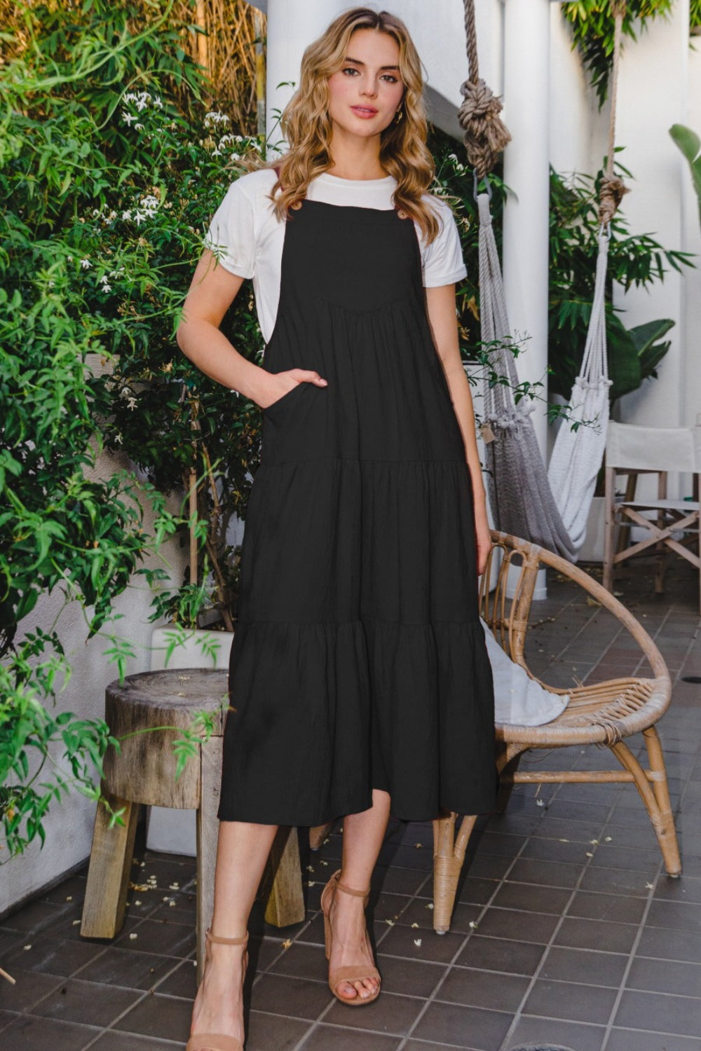 NEW! Tiered Midi Dress
