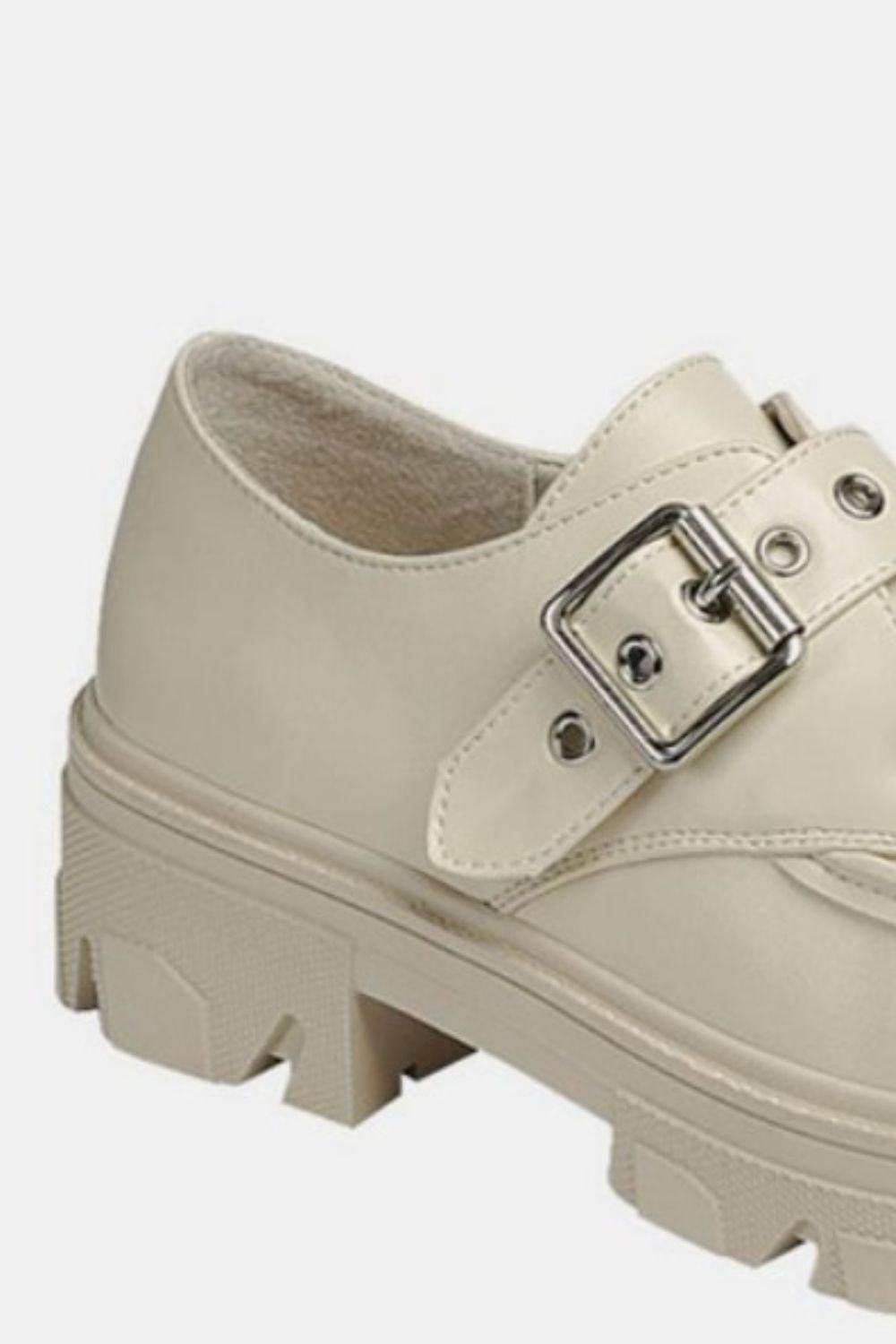 The Caddie Buckled Platform Lug Sole Loafers