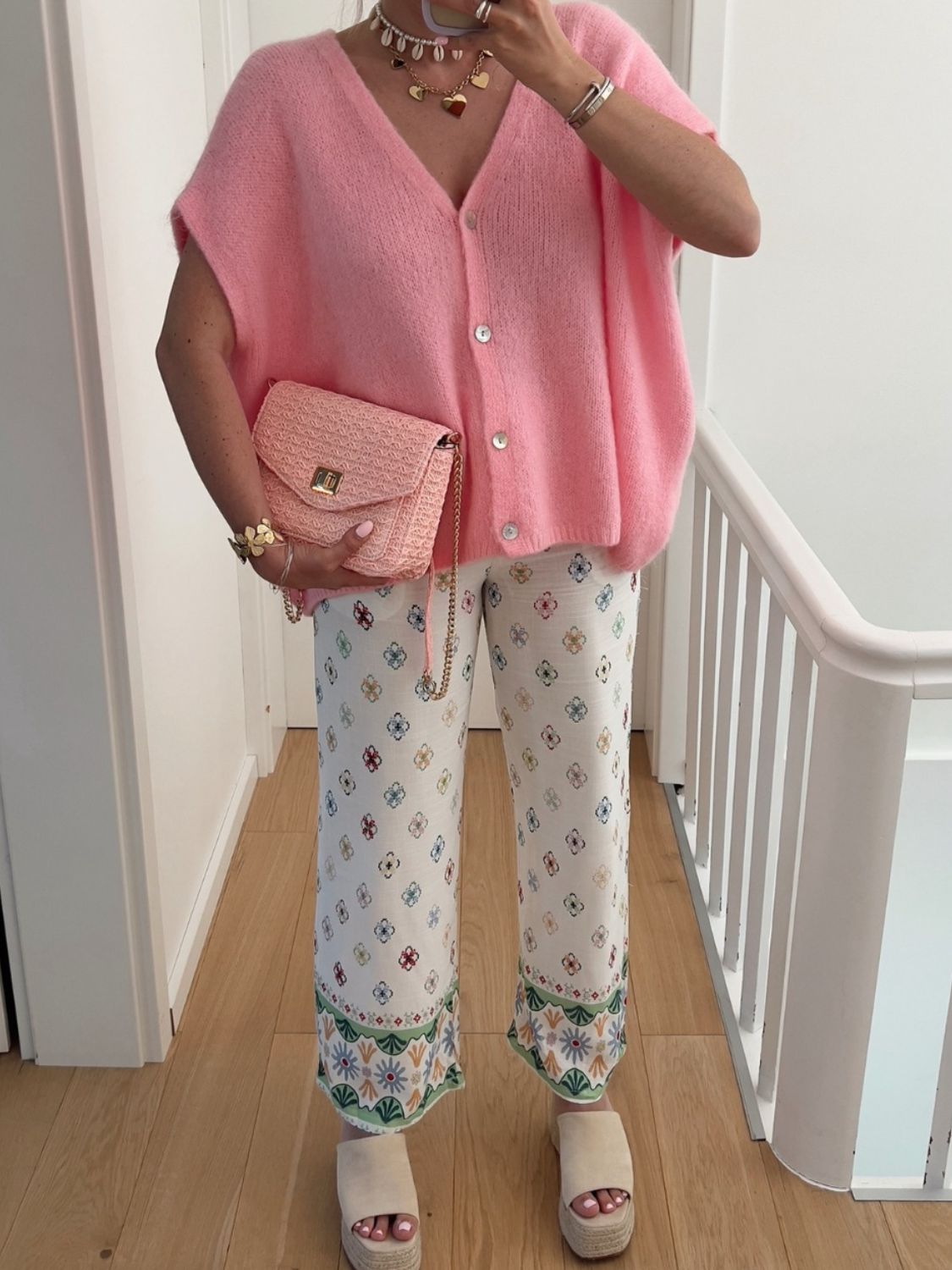 The Rosalind Short Sleeve Cardigan Top