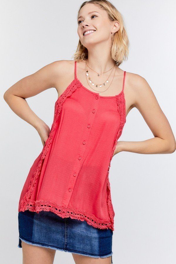 Boho Scallop Lace Cami