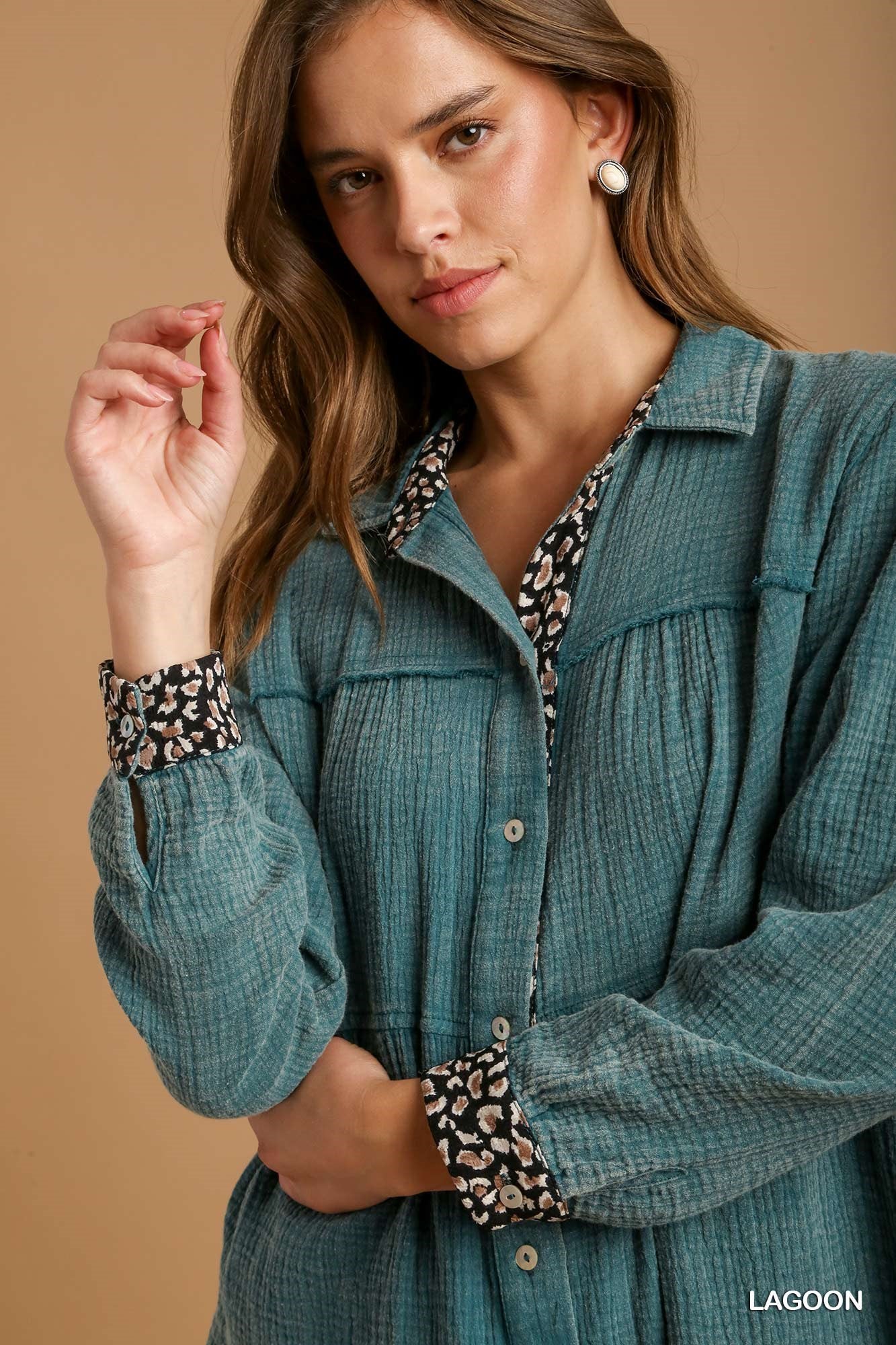 Mineral Wash Long Sleeve Mini