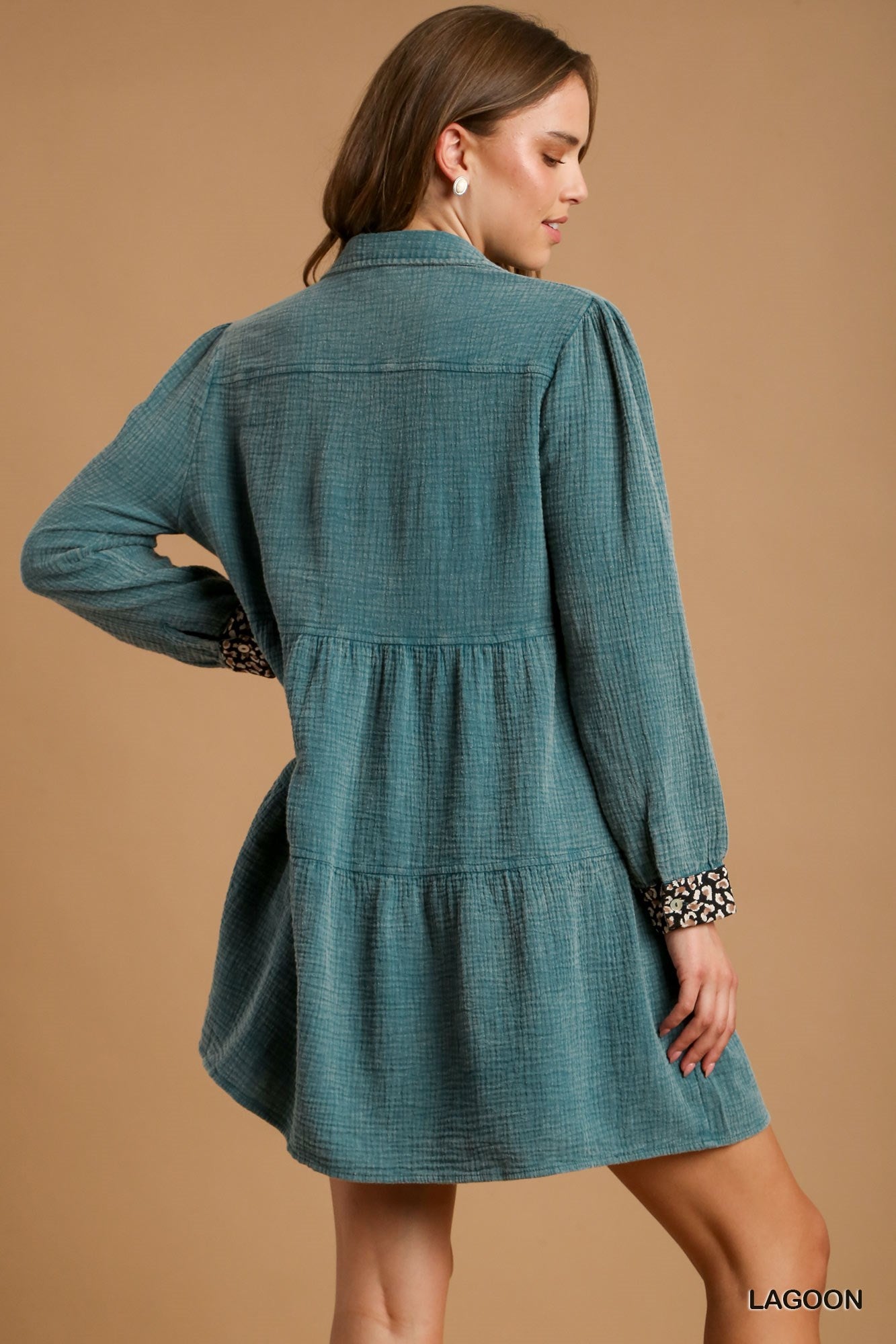Mineral Wash Long Sleeve Mini