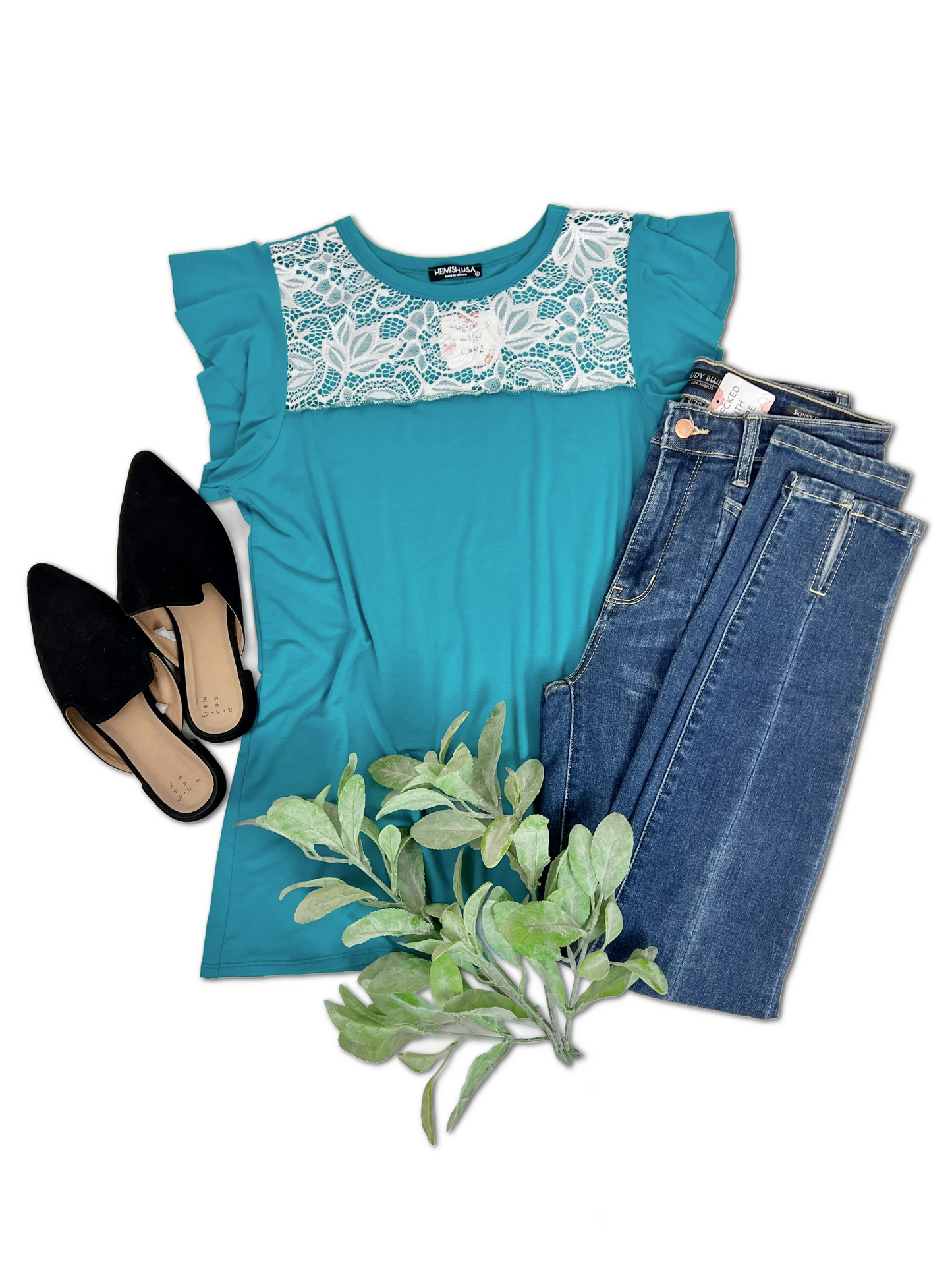 NEW! Graced With Lace - Flutter Sleeve