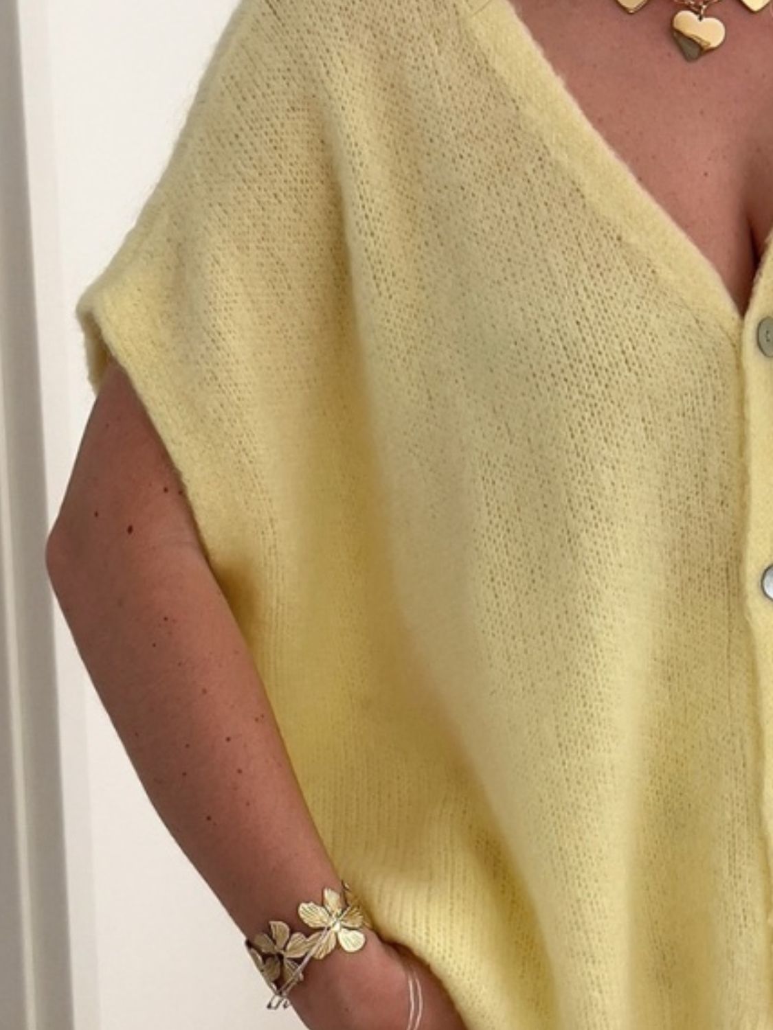 The Rosalind Short Sleeve Cardigan Top