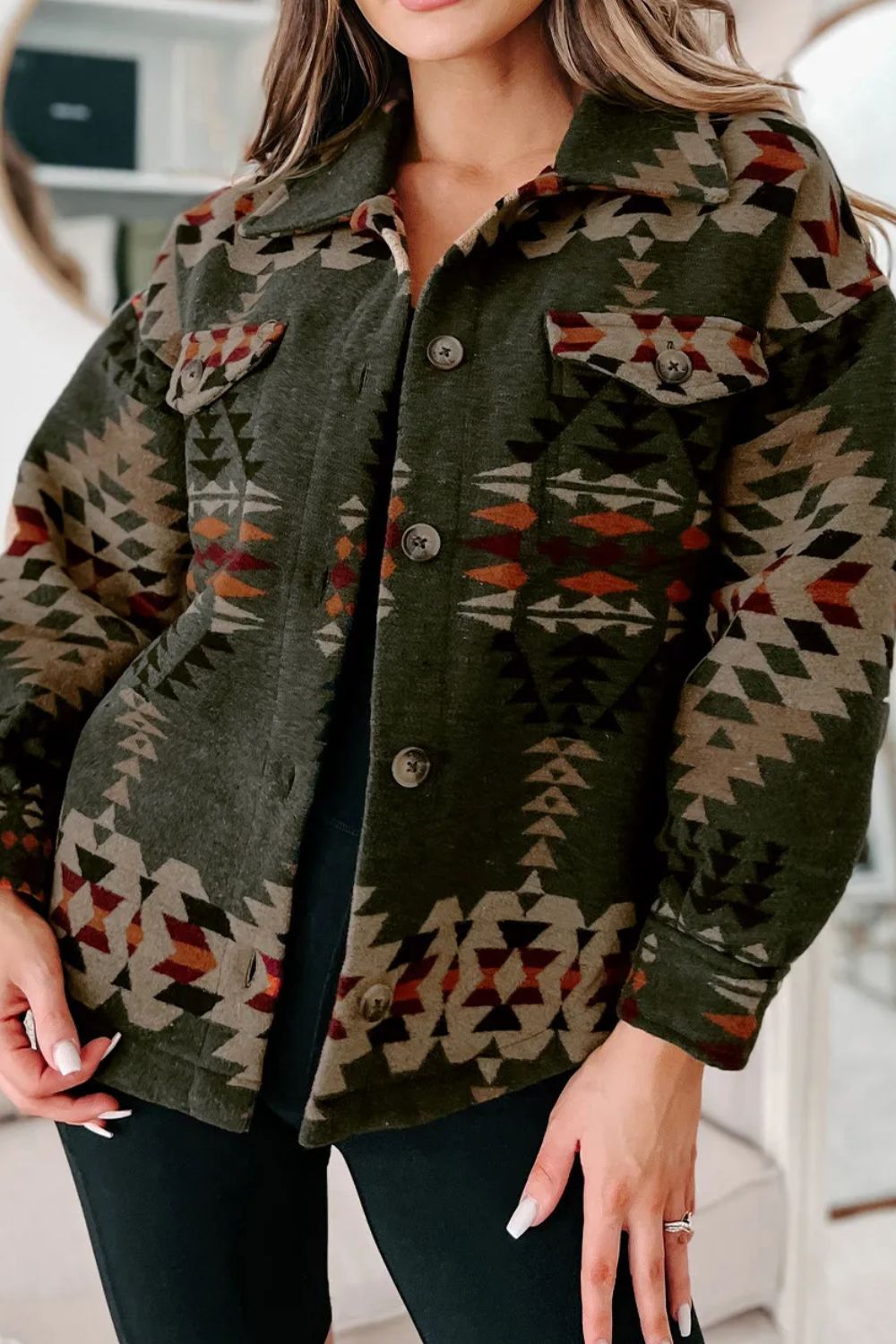 The Harriet Geometric Jacket