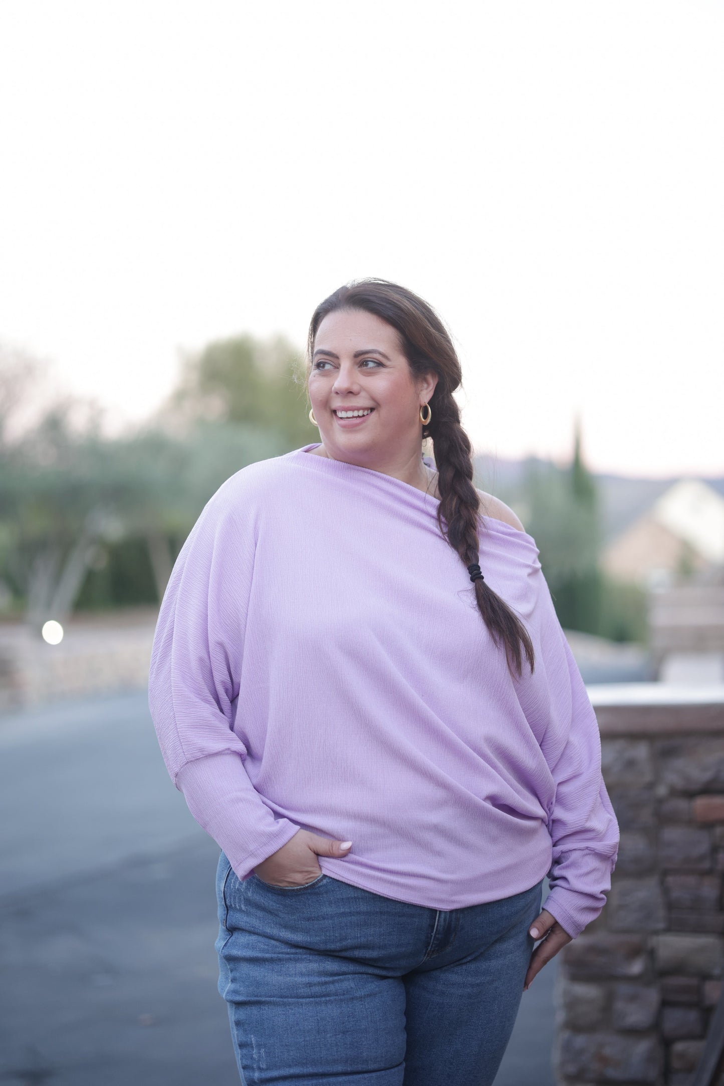 NEW! Lavender Fields Dolman