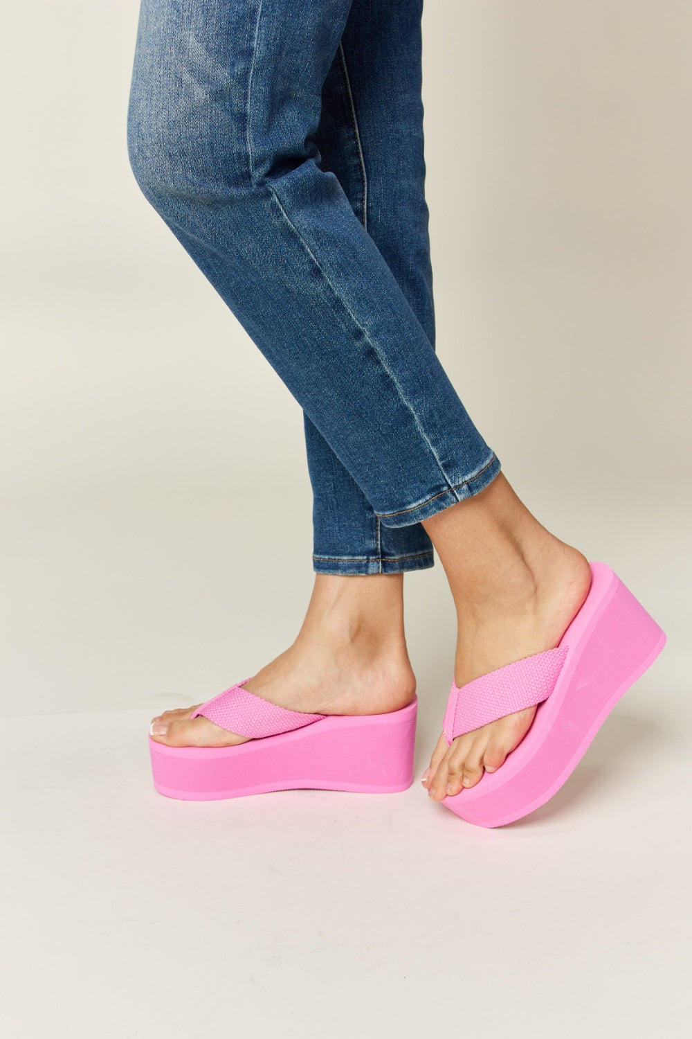 Platform Wedge Flip Flops