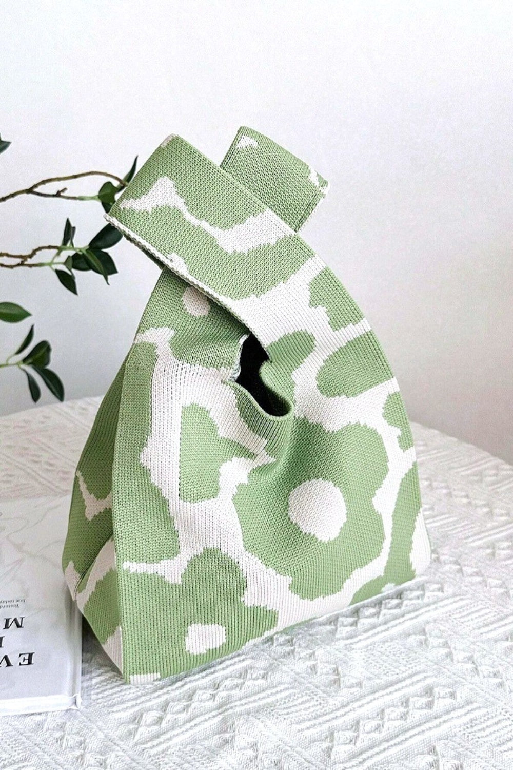 NEW! Flower Eco-Friendly Knitted Handbag