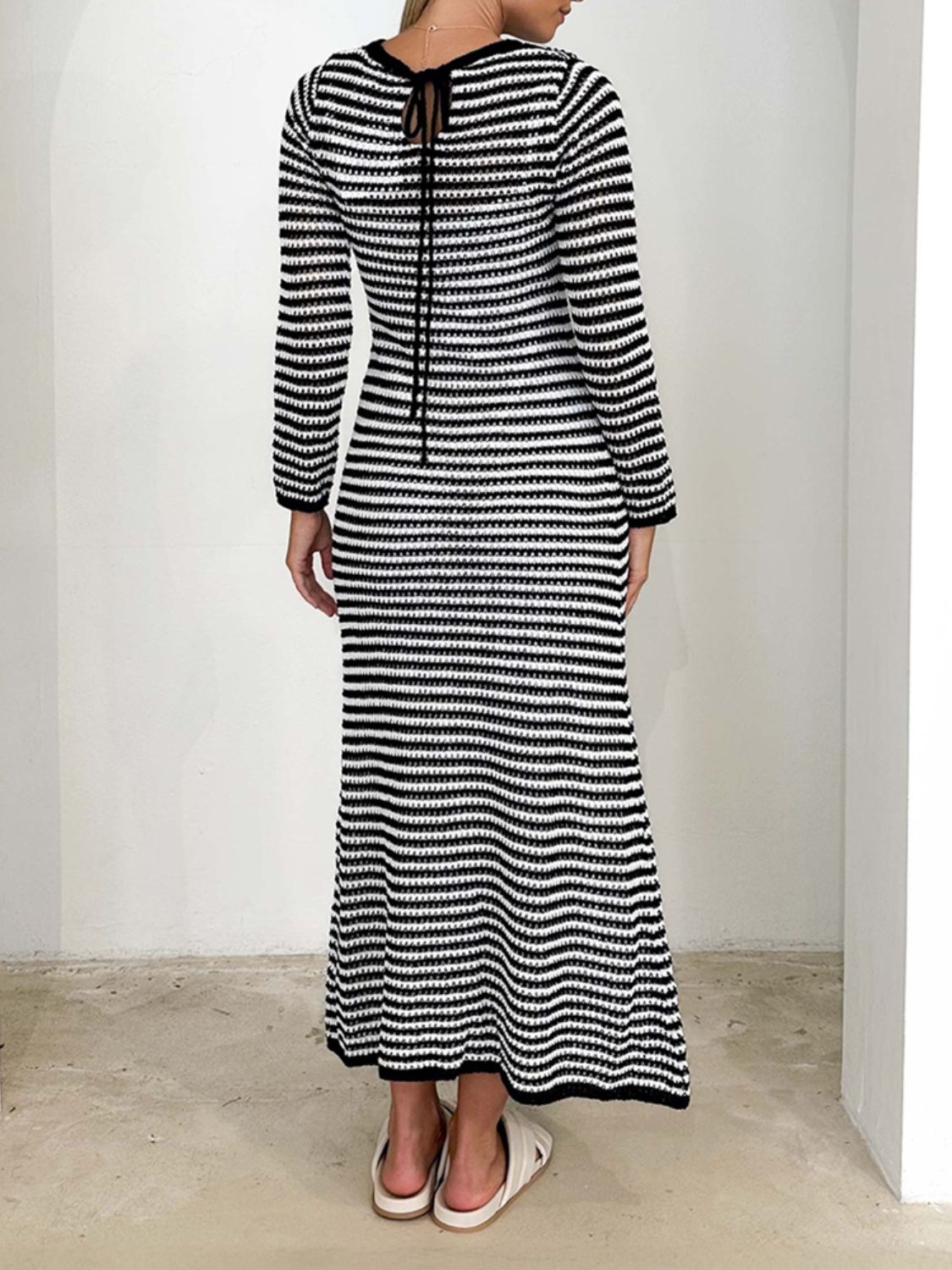 The Devine Striped Sweater Dress