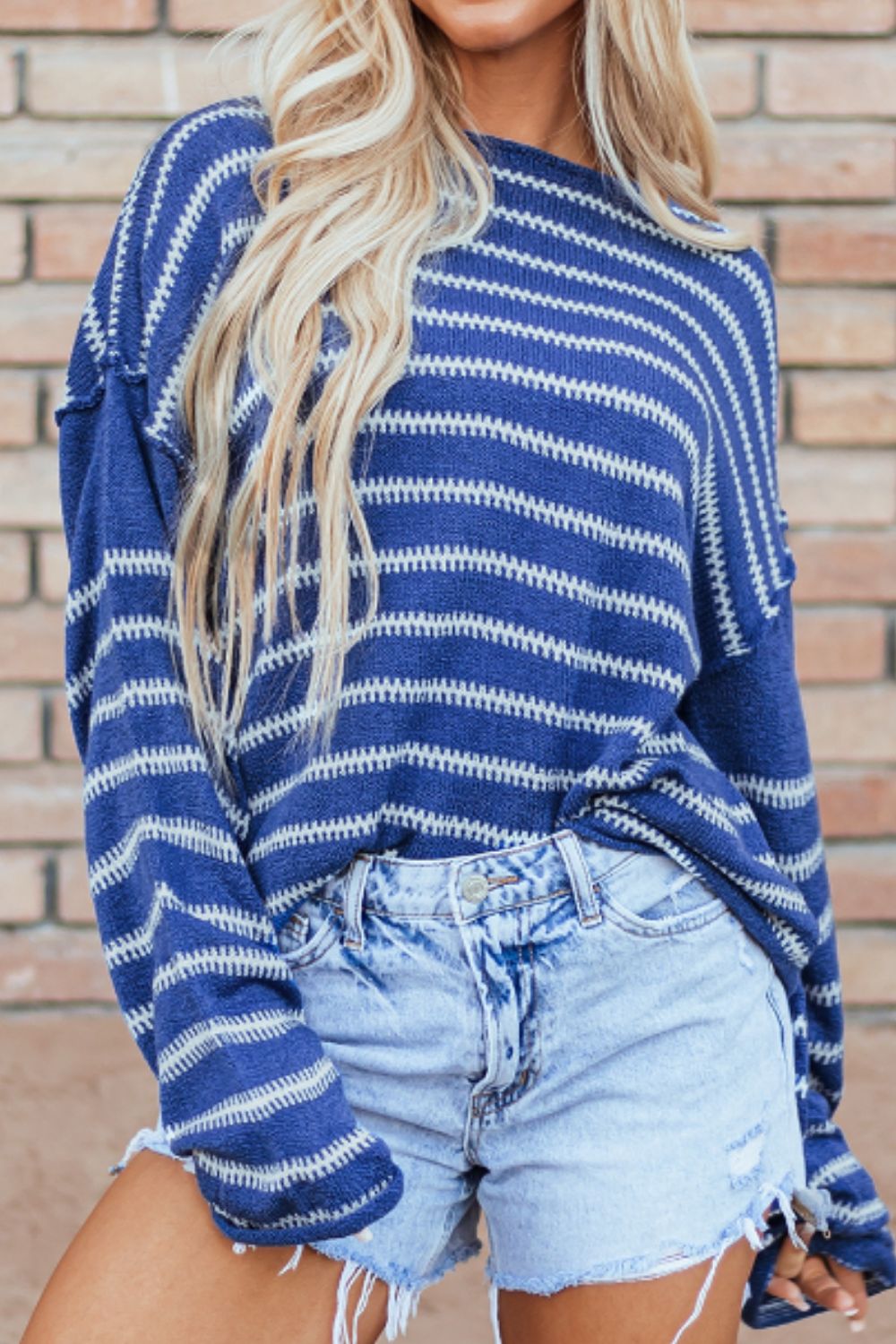 The Clarke Striped Knit Sweater