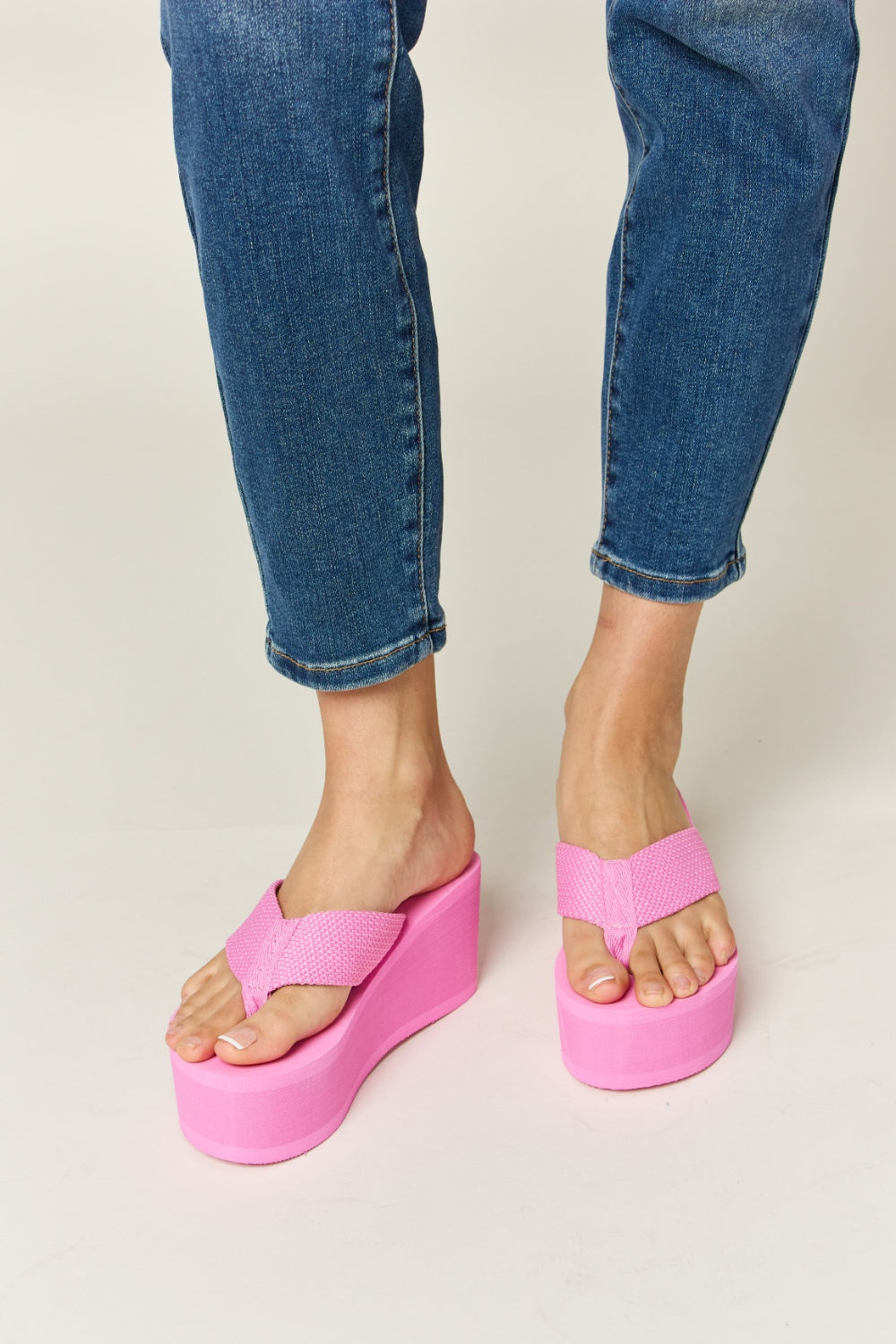 Platform Wedge Flip Flops