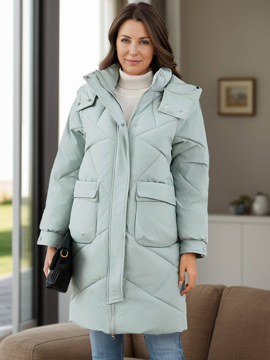 The Zinnia Puffer with Pockets