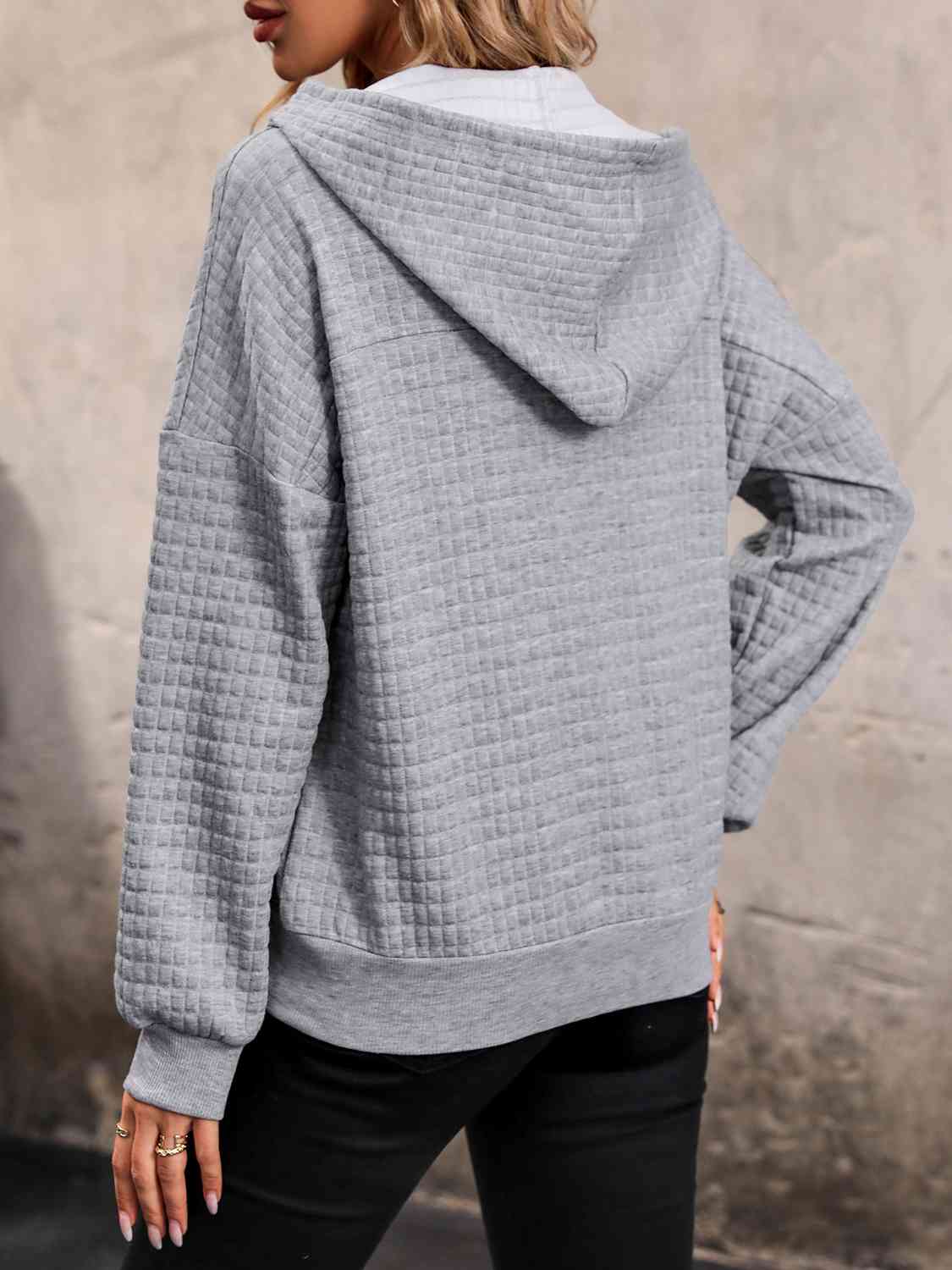 The Melody Waffle-Knit Hoodie