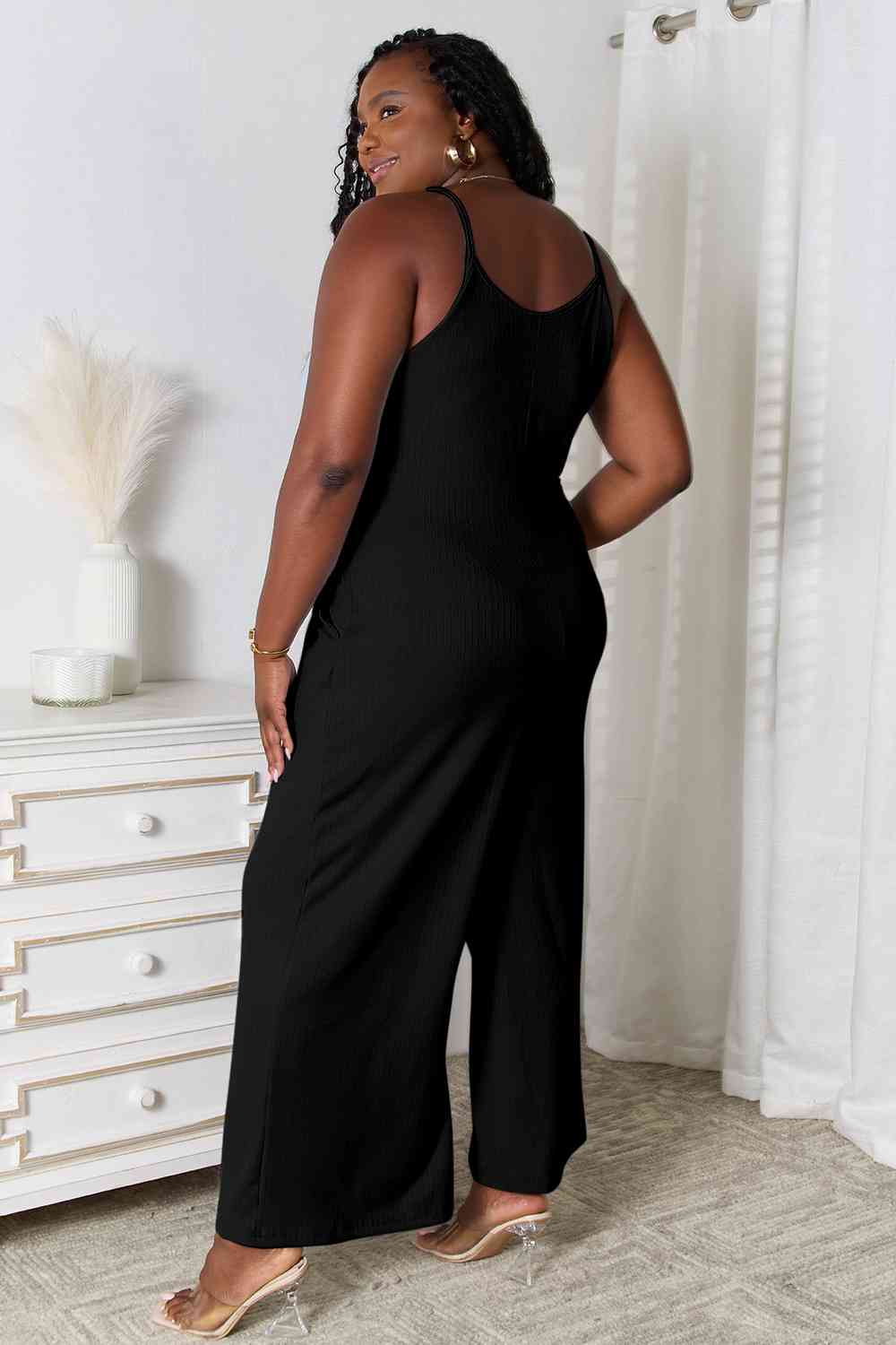 The Alora Spaghetti Strap V-Neck Jumper