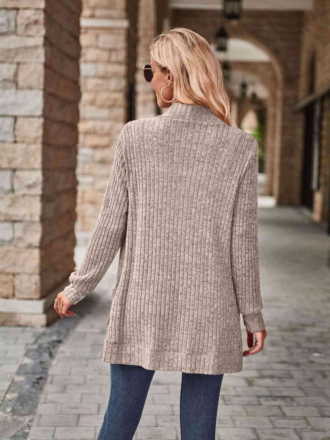 The Ellie Open Front Cardigan with Pockets