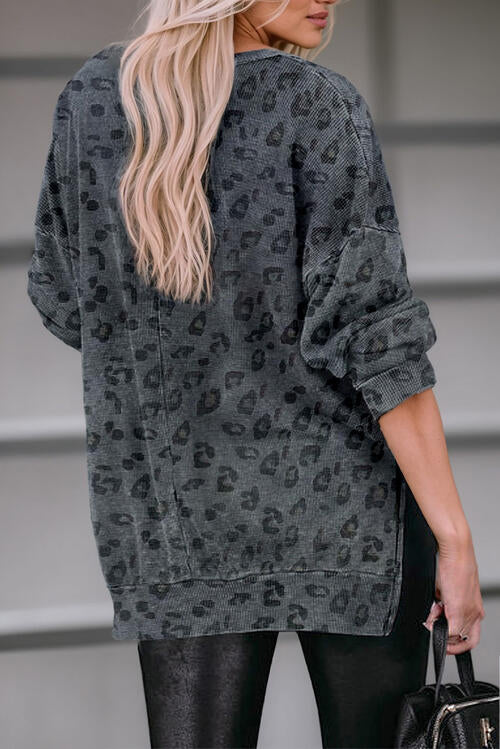 The Iris Leopard Print Sweatshirt