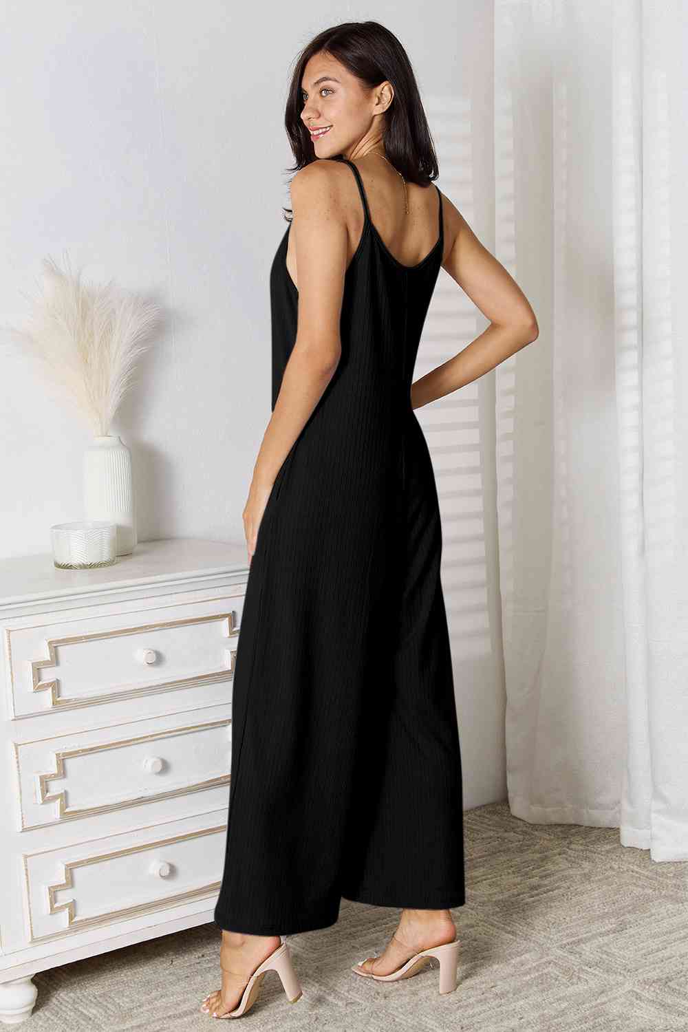 The Alora Spaghetti Strap V-Neck Jumper