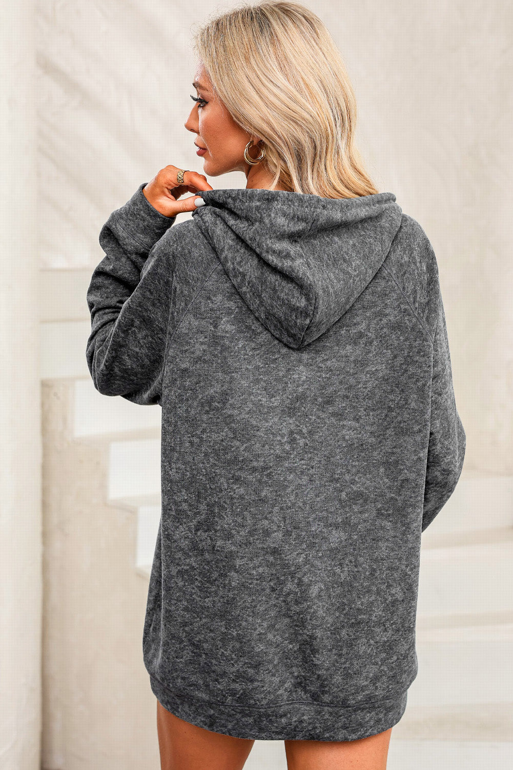 The Oversized Heathered Hoodie