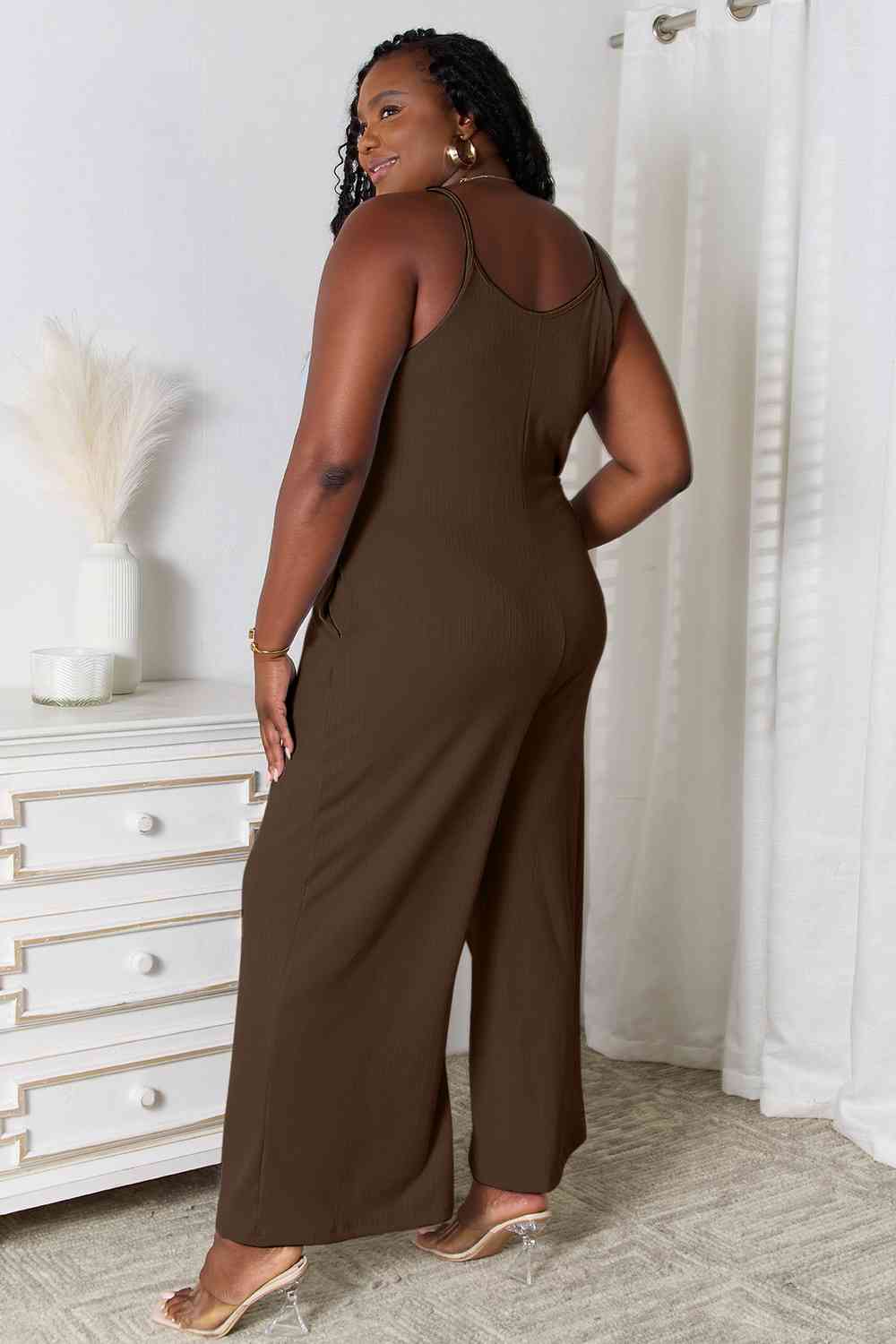 The Alora Spaghetti Strap V-Neck Jumper