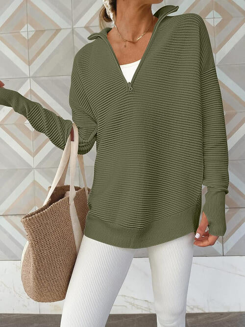 Aubrey Half Zip Sweatshirt