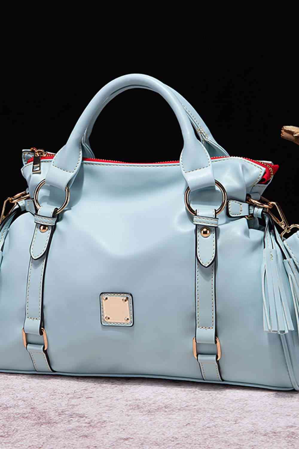 The Tammy Leather Handbag with Tassels
