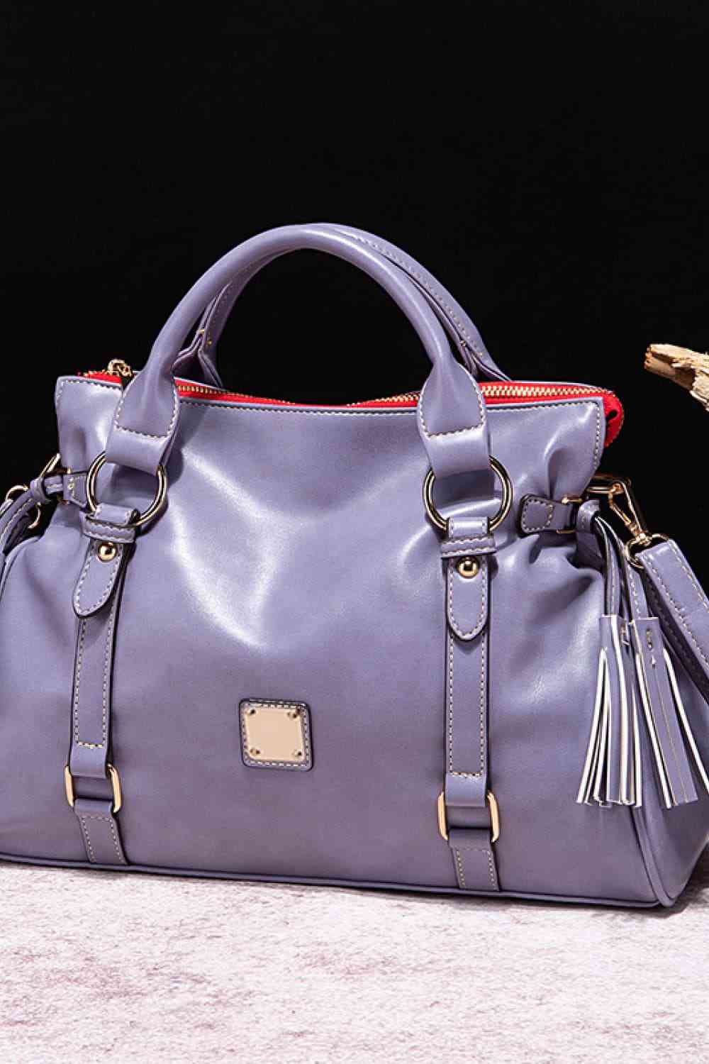 The Tammy Leather Handbag with Tassels