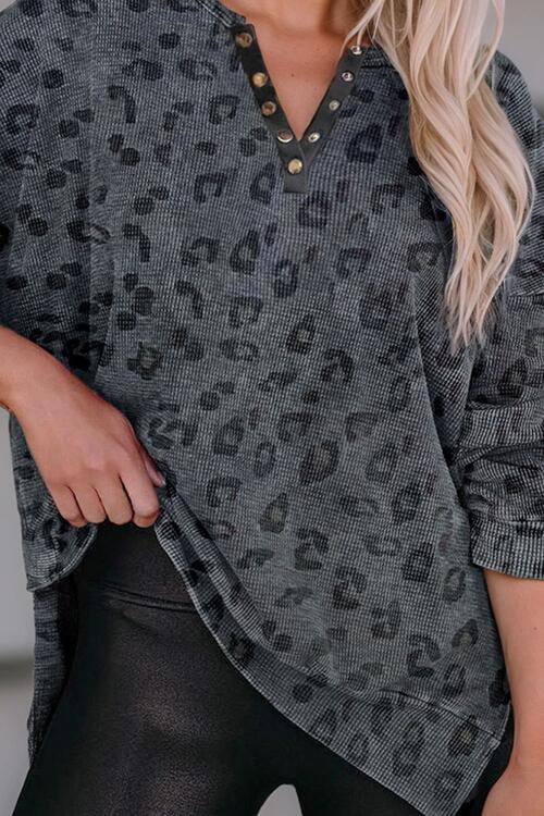 The Iris Leopard Print Sweatshirt