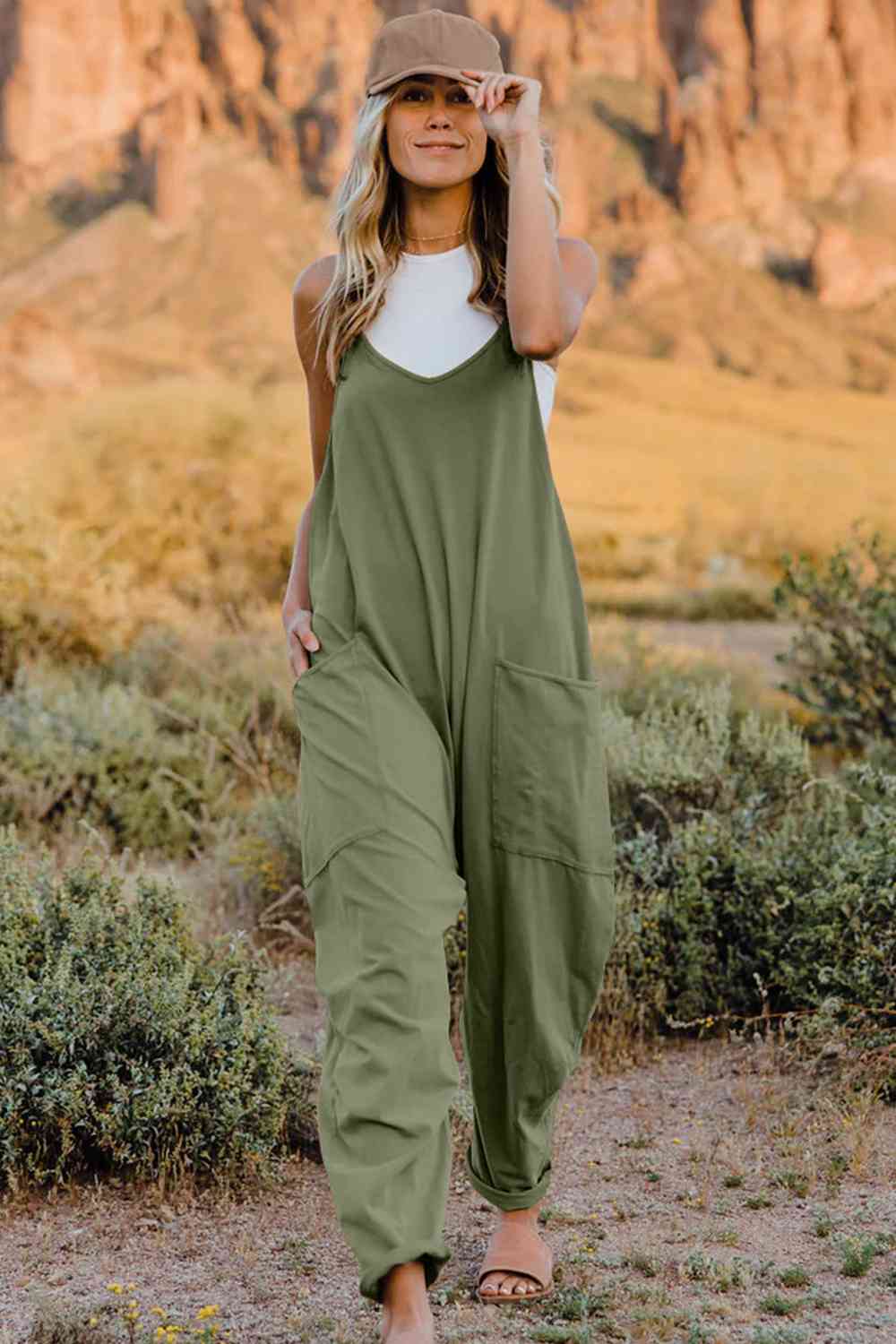 The Capri V-Neck Sleeveless Jumper