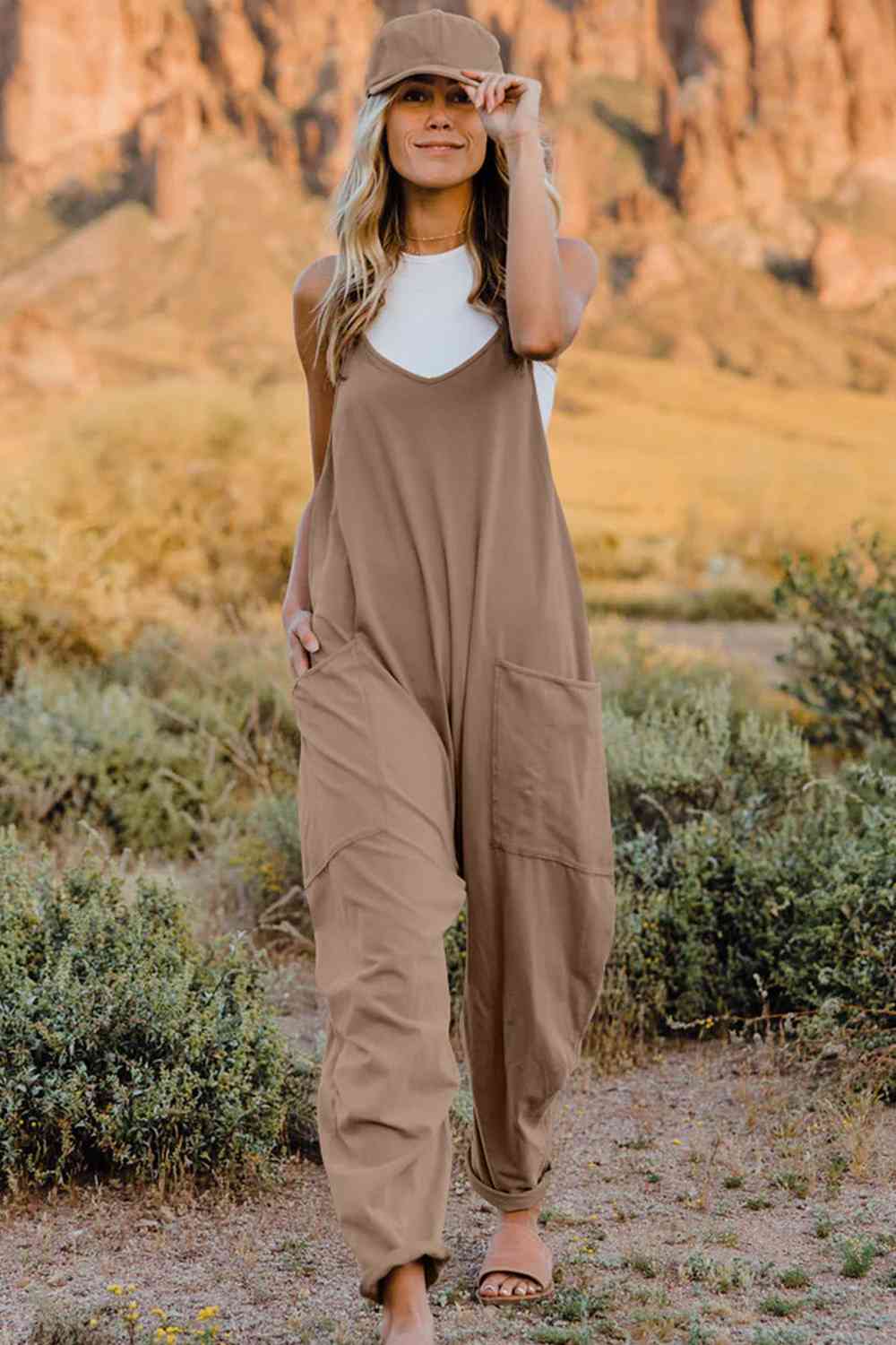 The Capri V-Neck Sleeveless Jumper