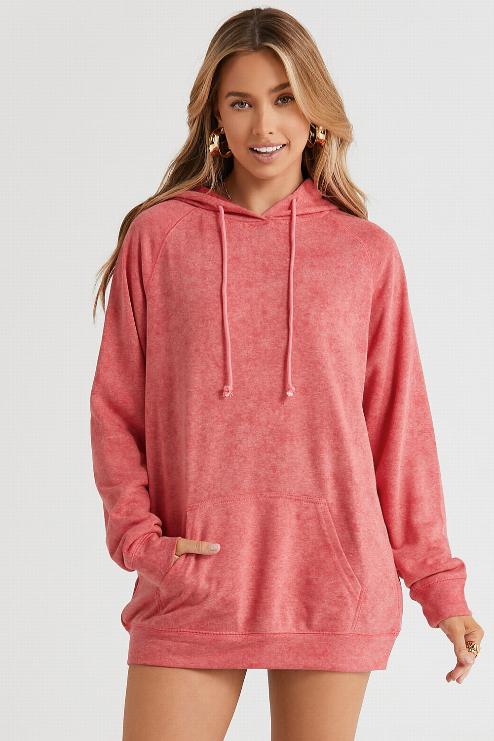 The Oversized Heathered Hoodie