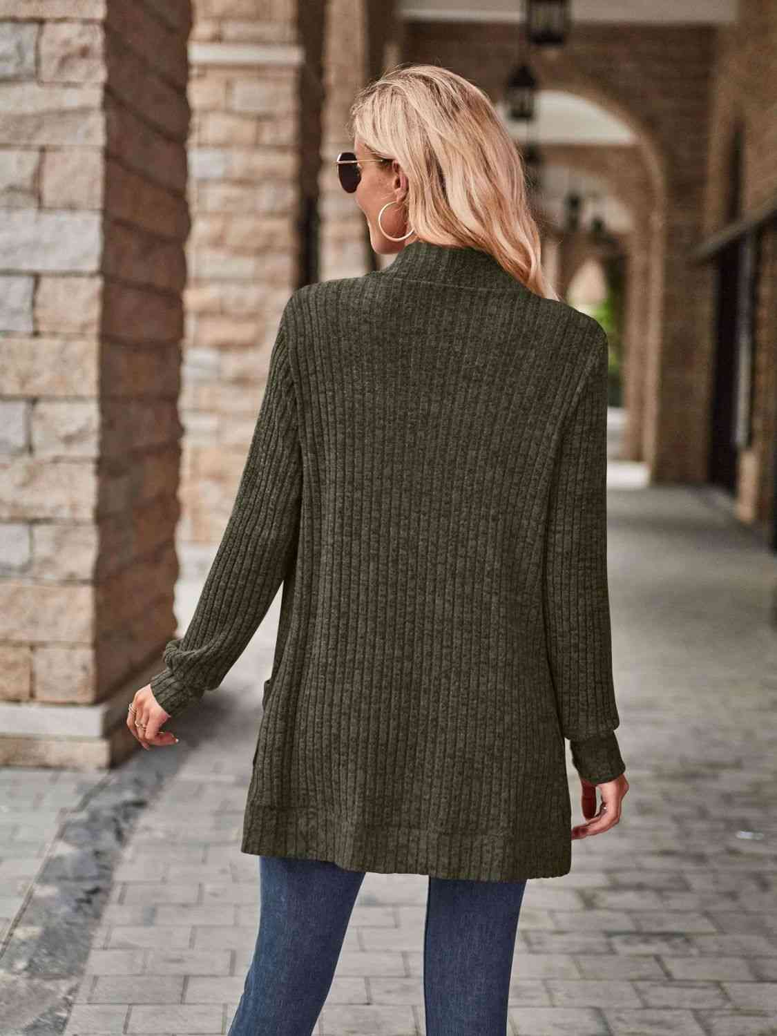 The Ellie Open Front Cardigan with Pockets