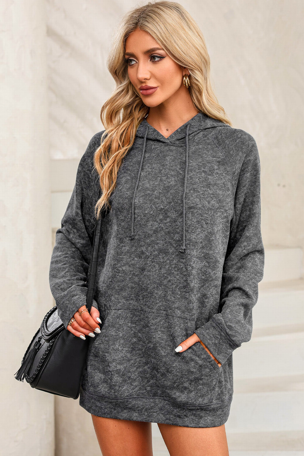 The Oversized Heathered Hoodie