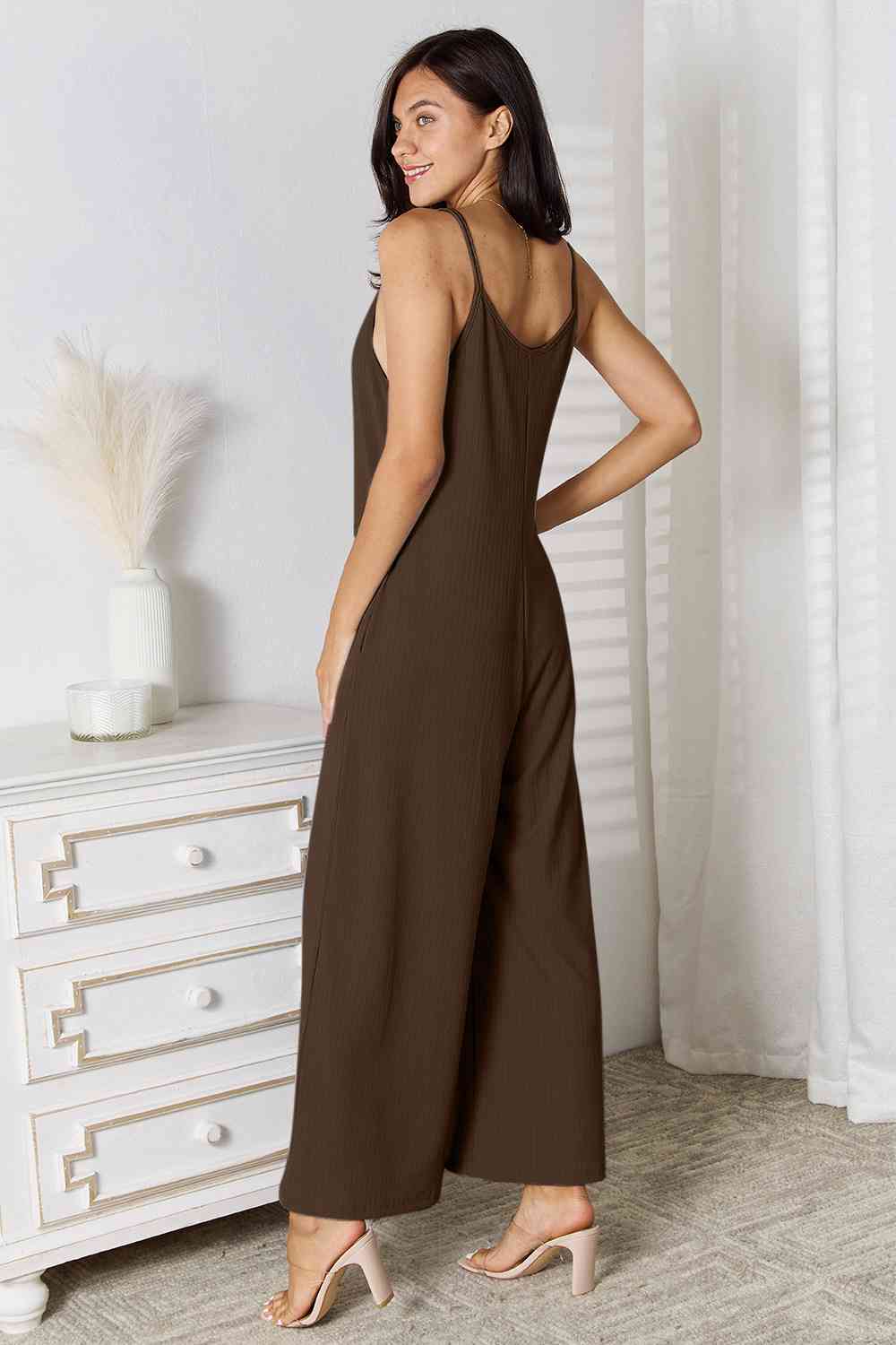 The Alora Spaghetti Strap V-Neck Jumper