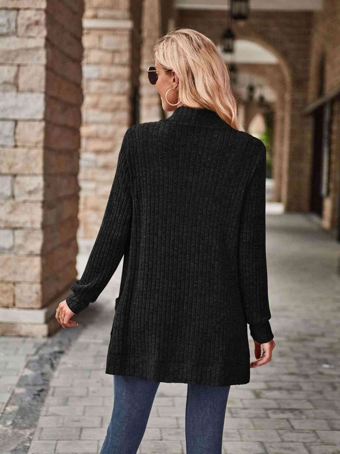 The Ellie Open Front Cardigan with Pockets