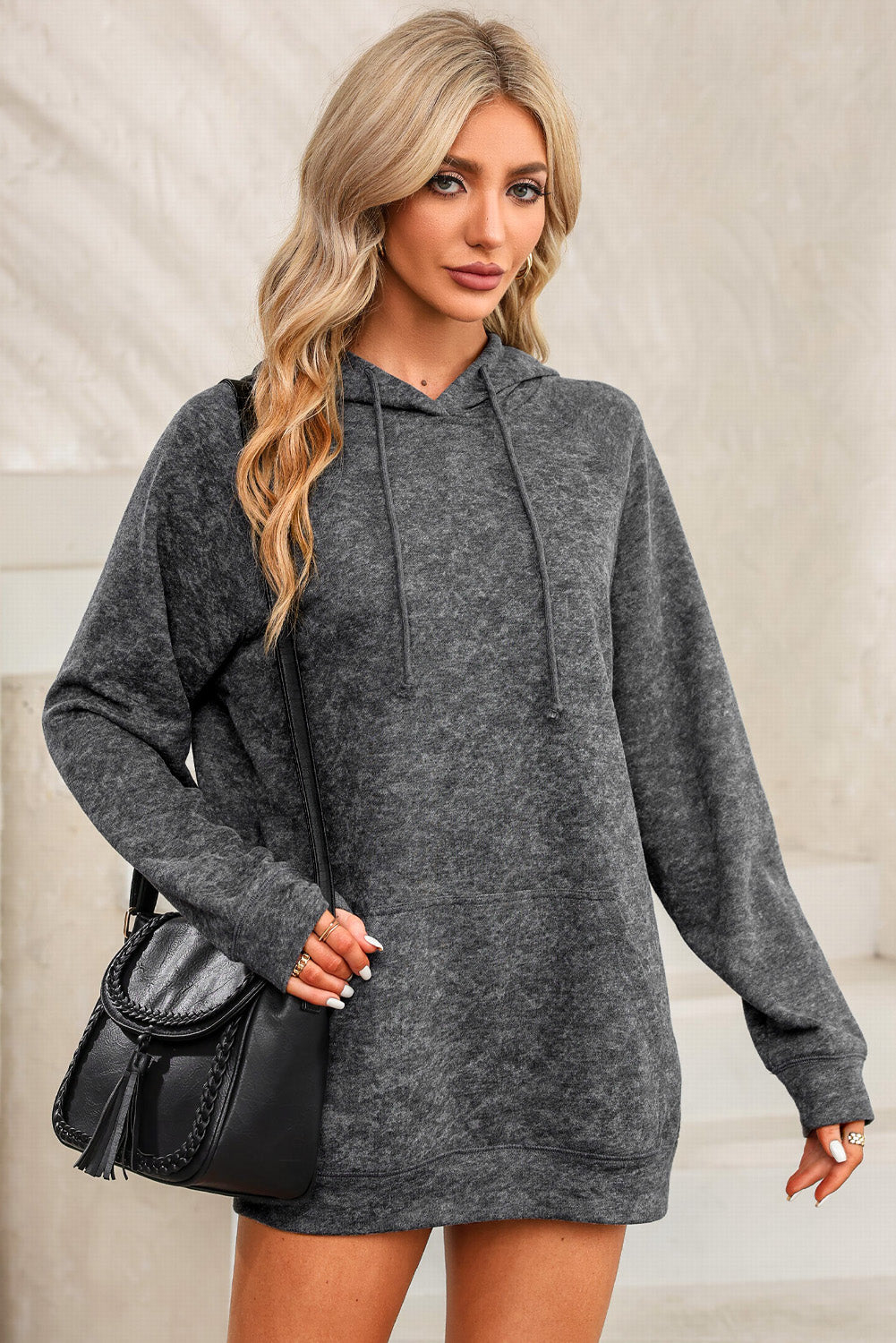 The Oversized Heathered Hoodie