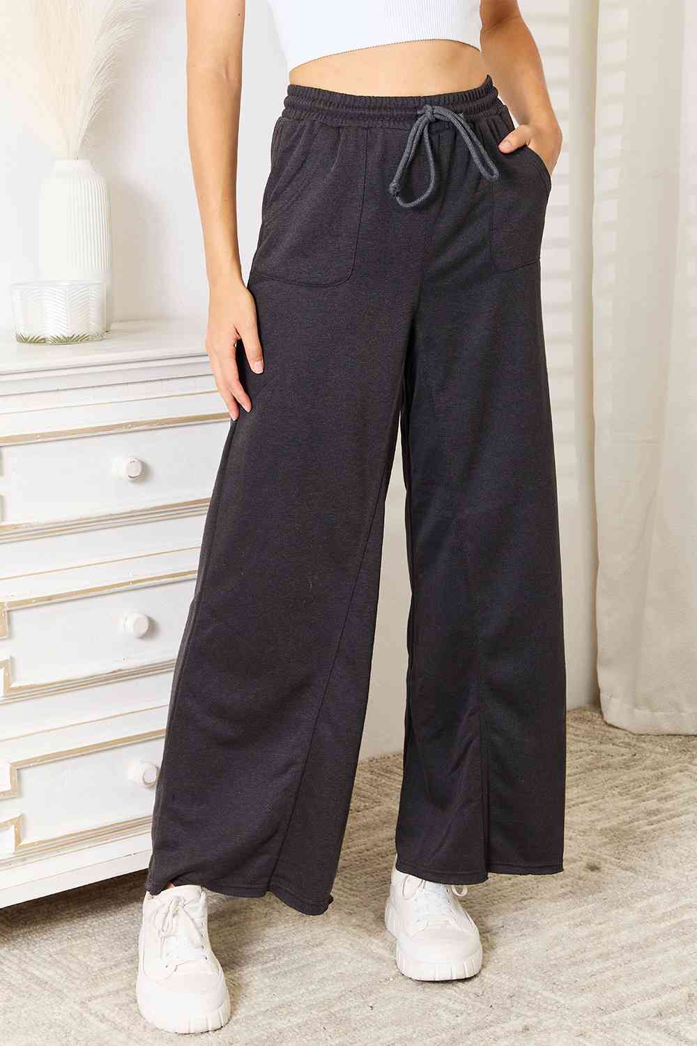 The Adley Wide Leg Lounge Pants