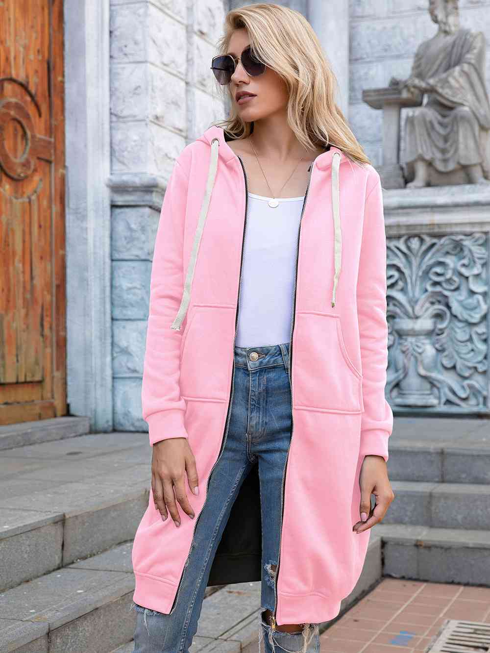 The Richelle Full Length Hoodie with Pockets
