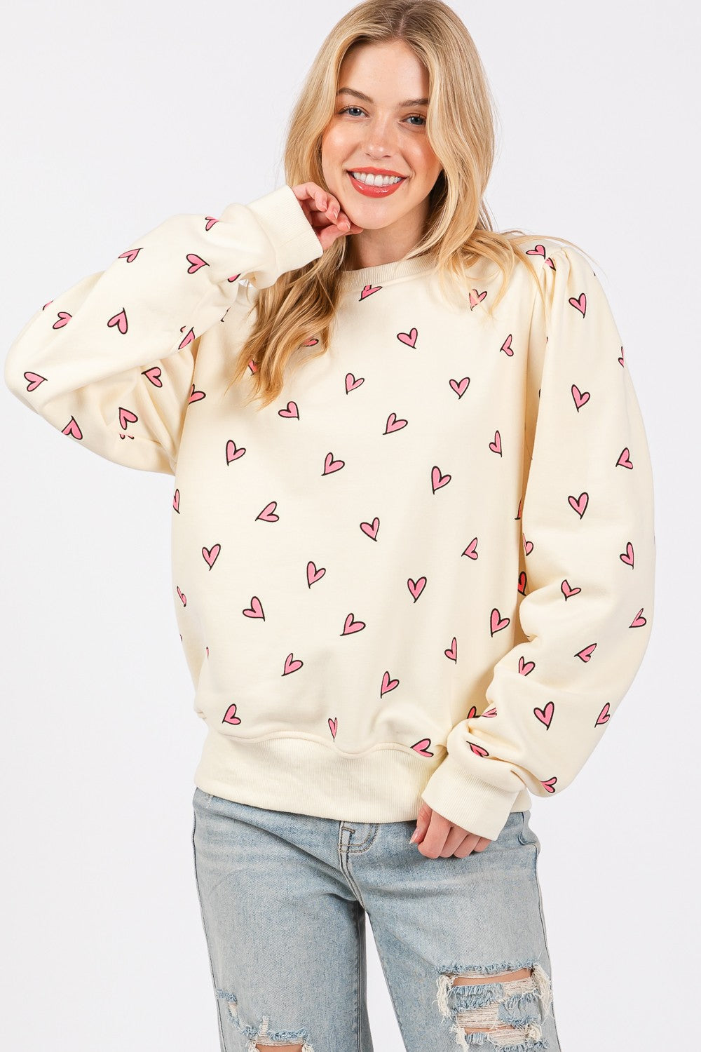 The Brighton Heart Printed Sweatshirt