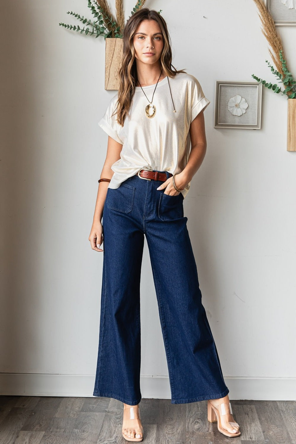 The Luella High Waist Wide Leg Jeans