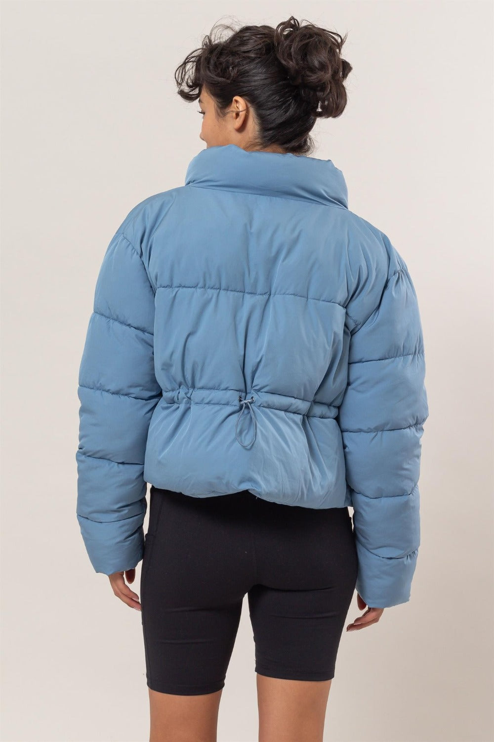 The Juna Drawstring Puffer Jacket