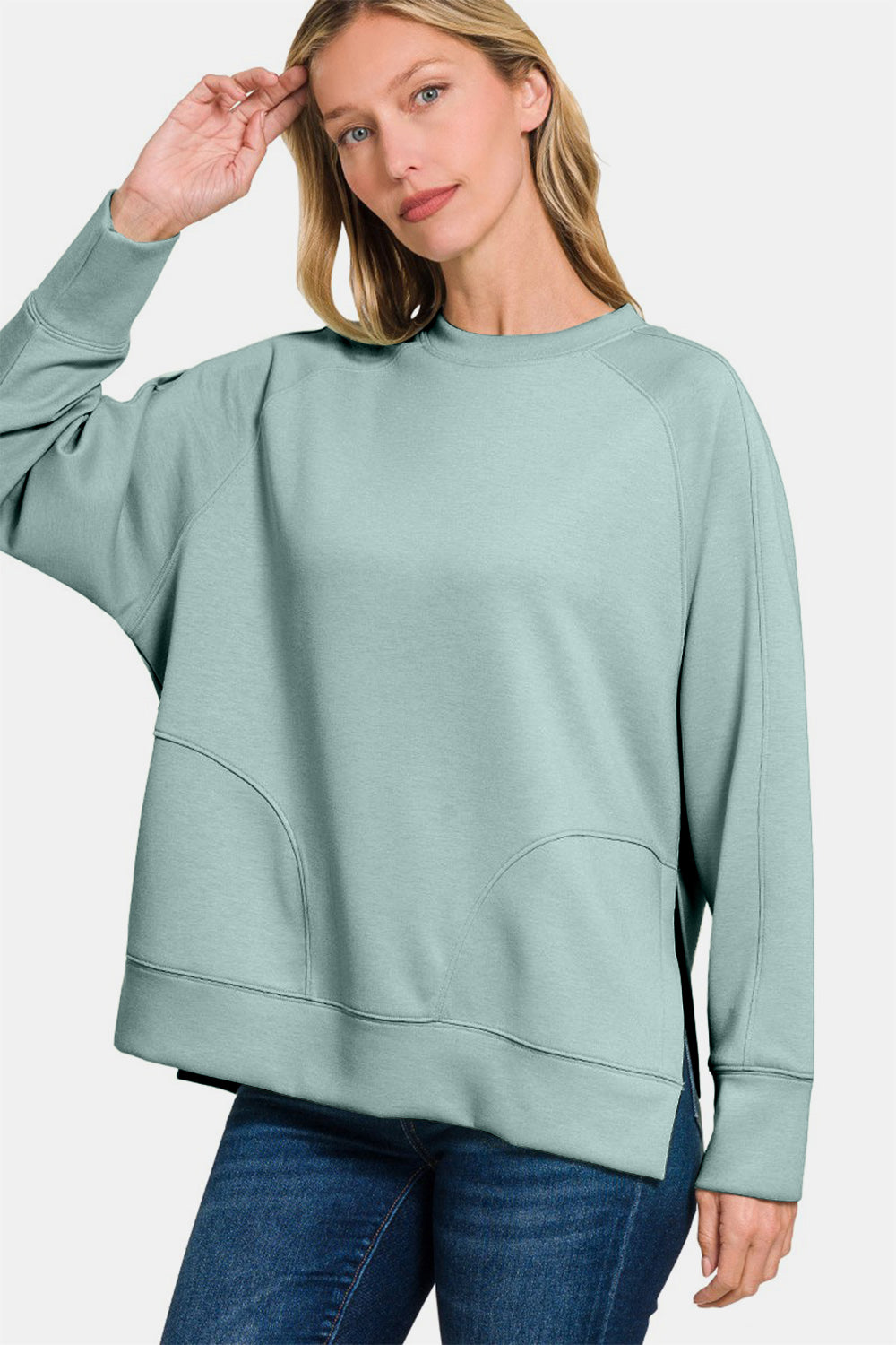 The Hollis Side Slit Sweatshirt